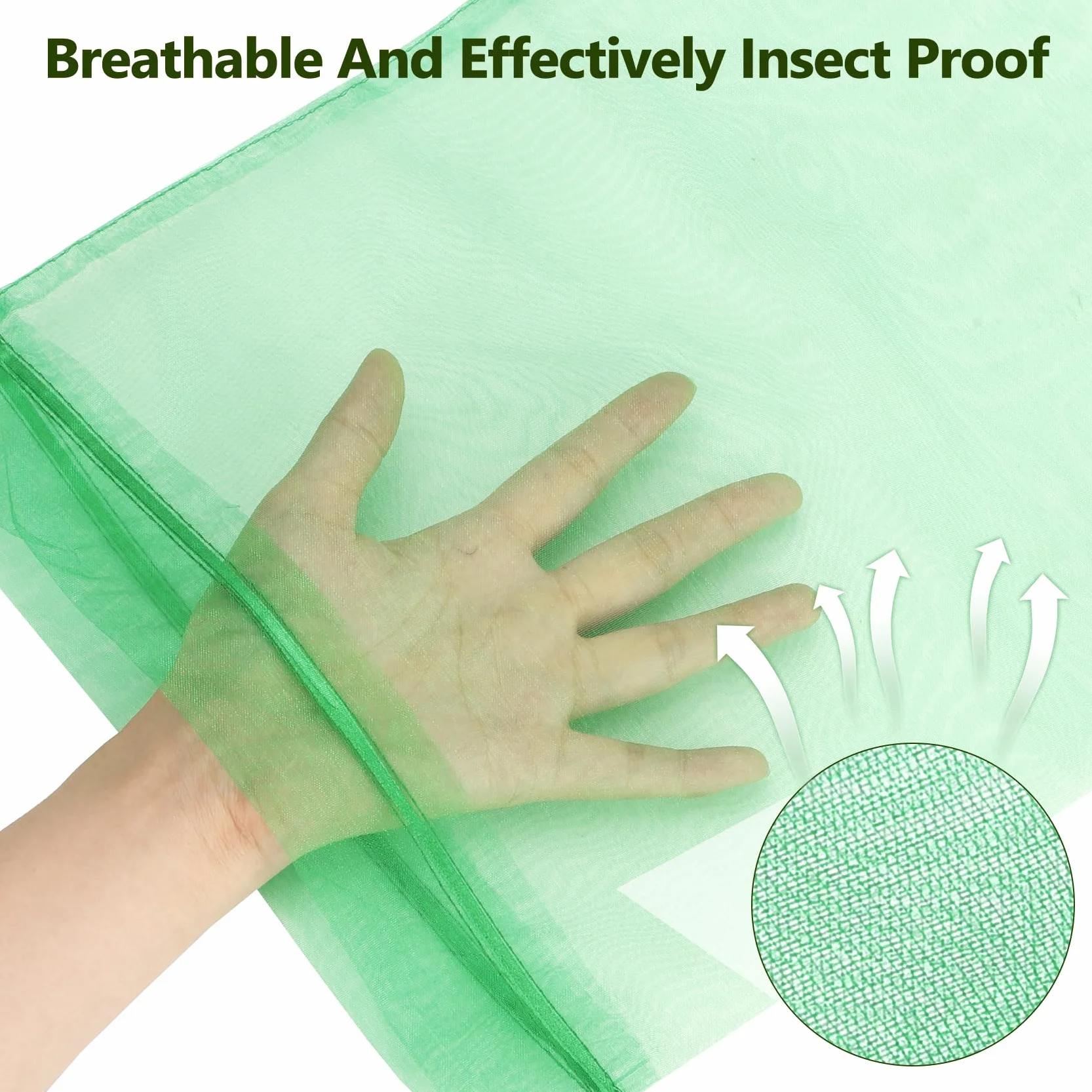 Lot de 60 Sacs Protection Fruits avec Cordon de Serrage, 30x40 cm, Anti-Guêpes Oiseaux Mouches