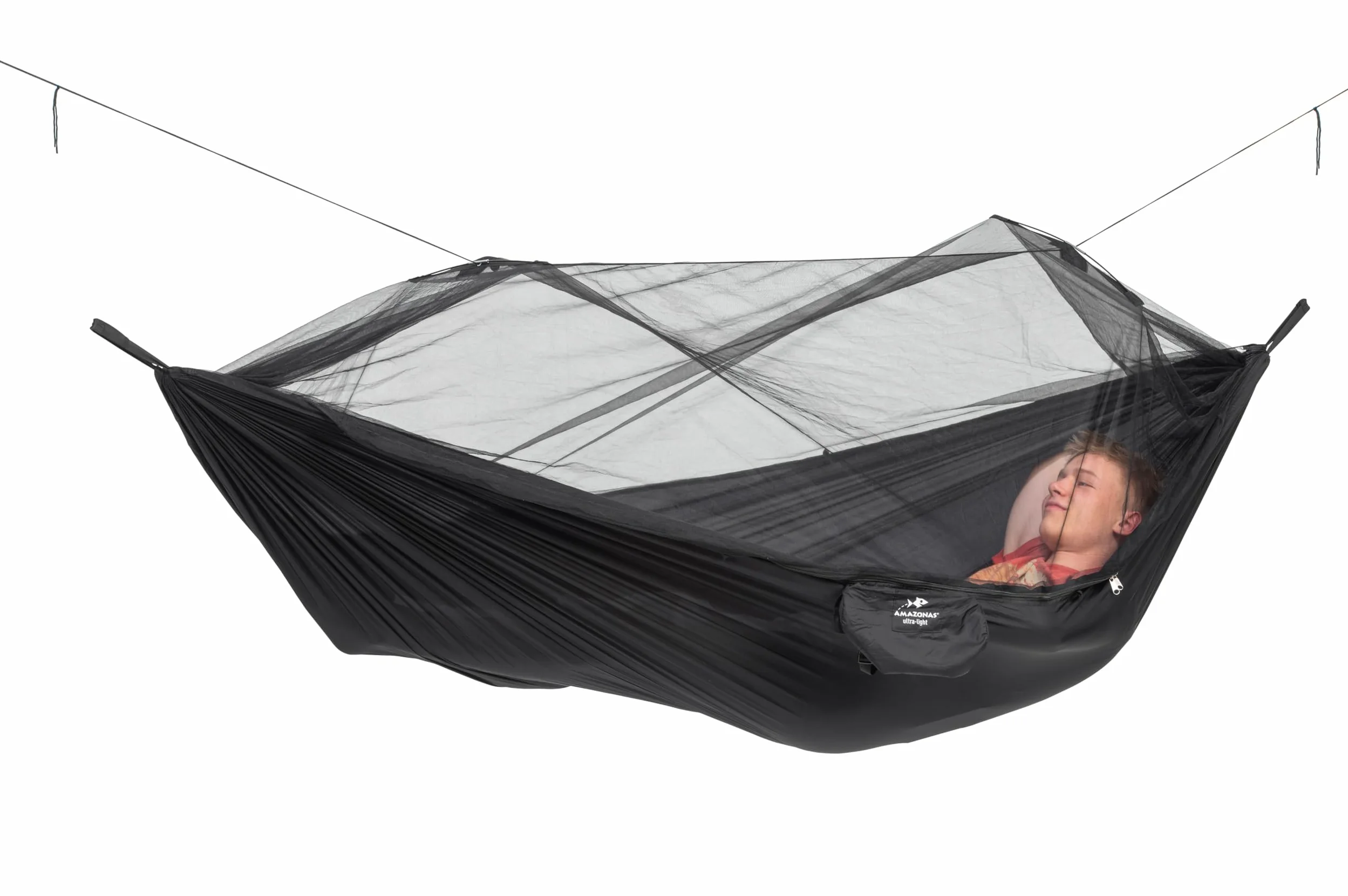 Amazonas-AZ1030220 - Hamac Moskito Traveller Noir Extreme