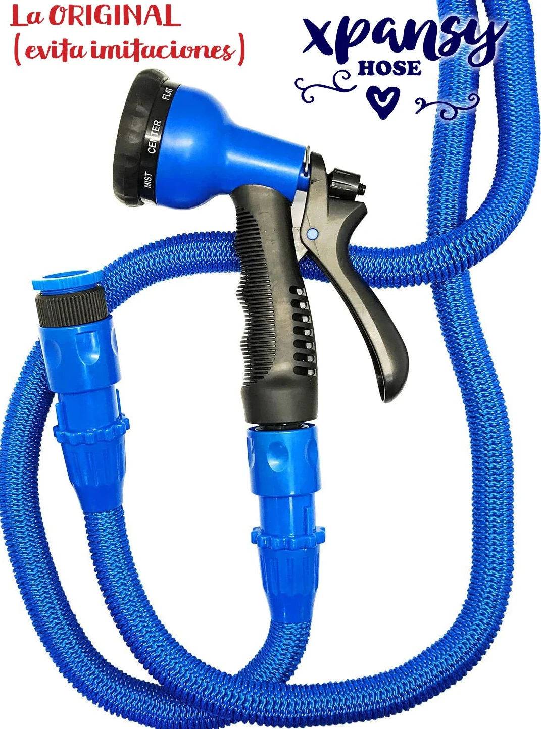 Xpansy Hose Pro C2622B Tuyau Extensible à Pression d'Eau, Bleu, 22,5 Mètres