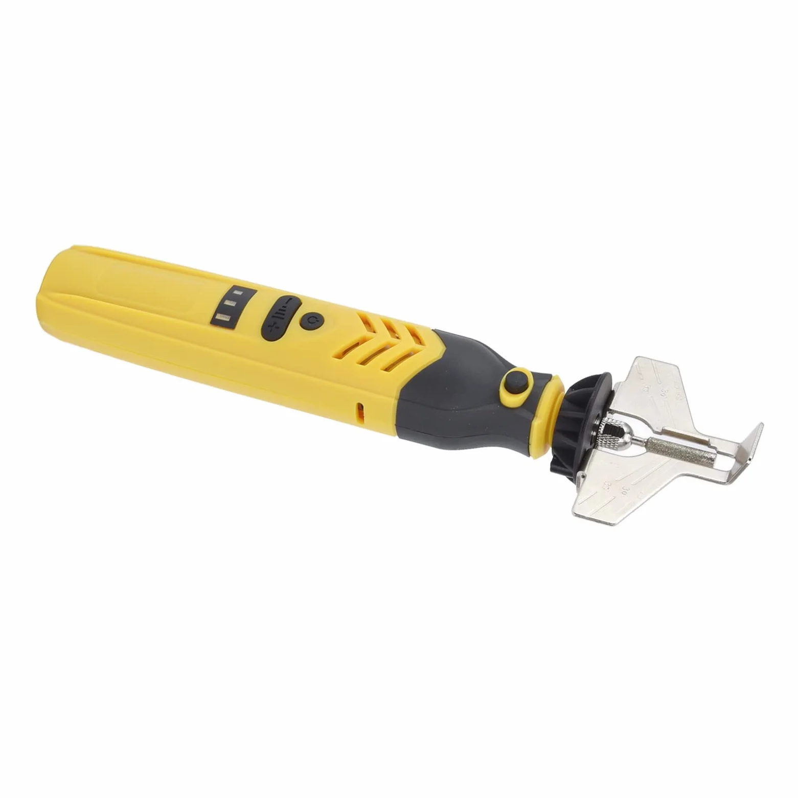 Affûteuse de Tronçonneuse Meuleuse de Chaîne 3.6V 1500mAh - Kit Affûtage Professionnel avec Outils Broyeur, Charge USB pour Jardin, Bûcheron, Camping et DIY