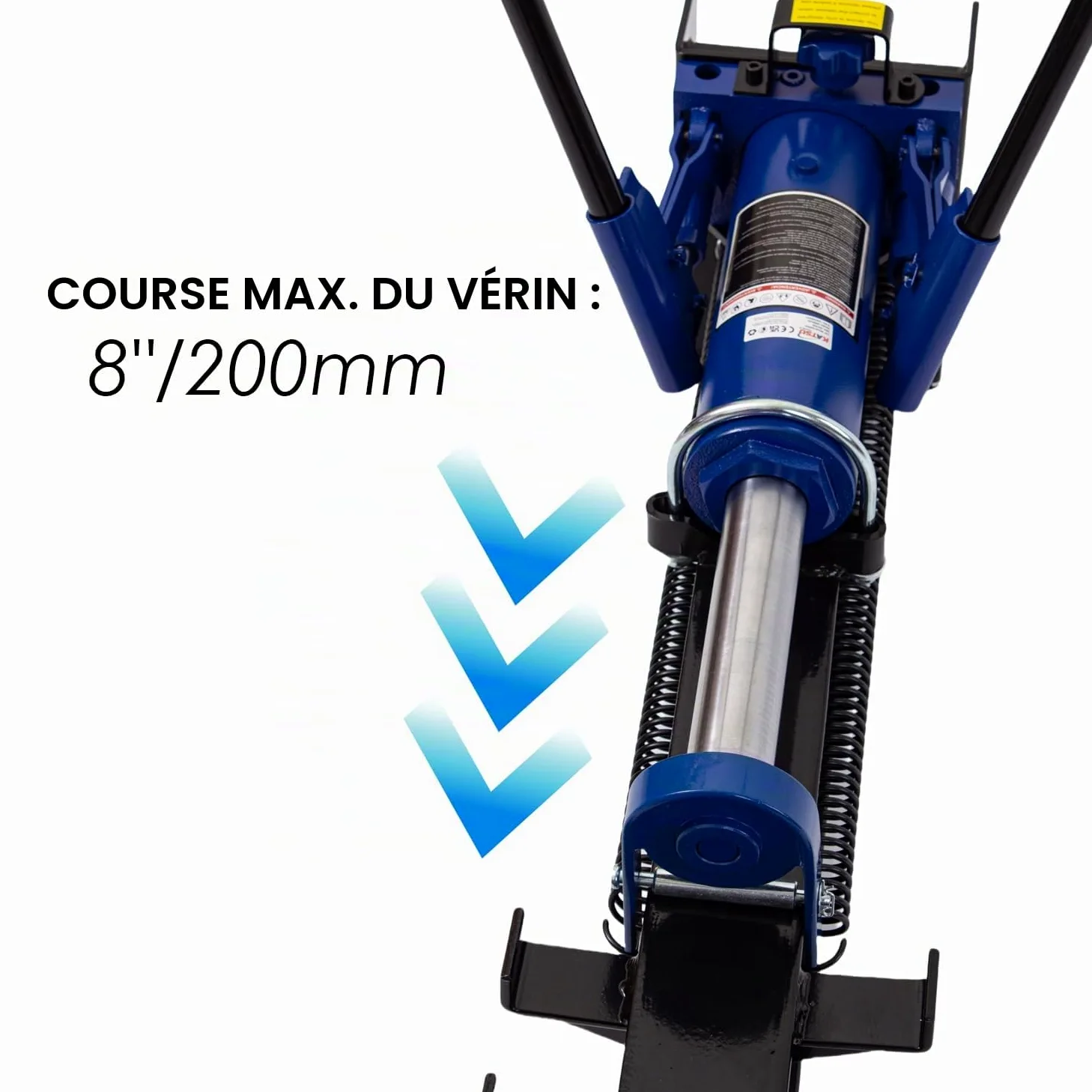KATSU – fendeuse de bûches hydraulique manuelle de 12 tonnes, Machine à fendre le bois de chauffage robuste, 331250