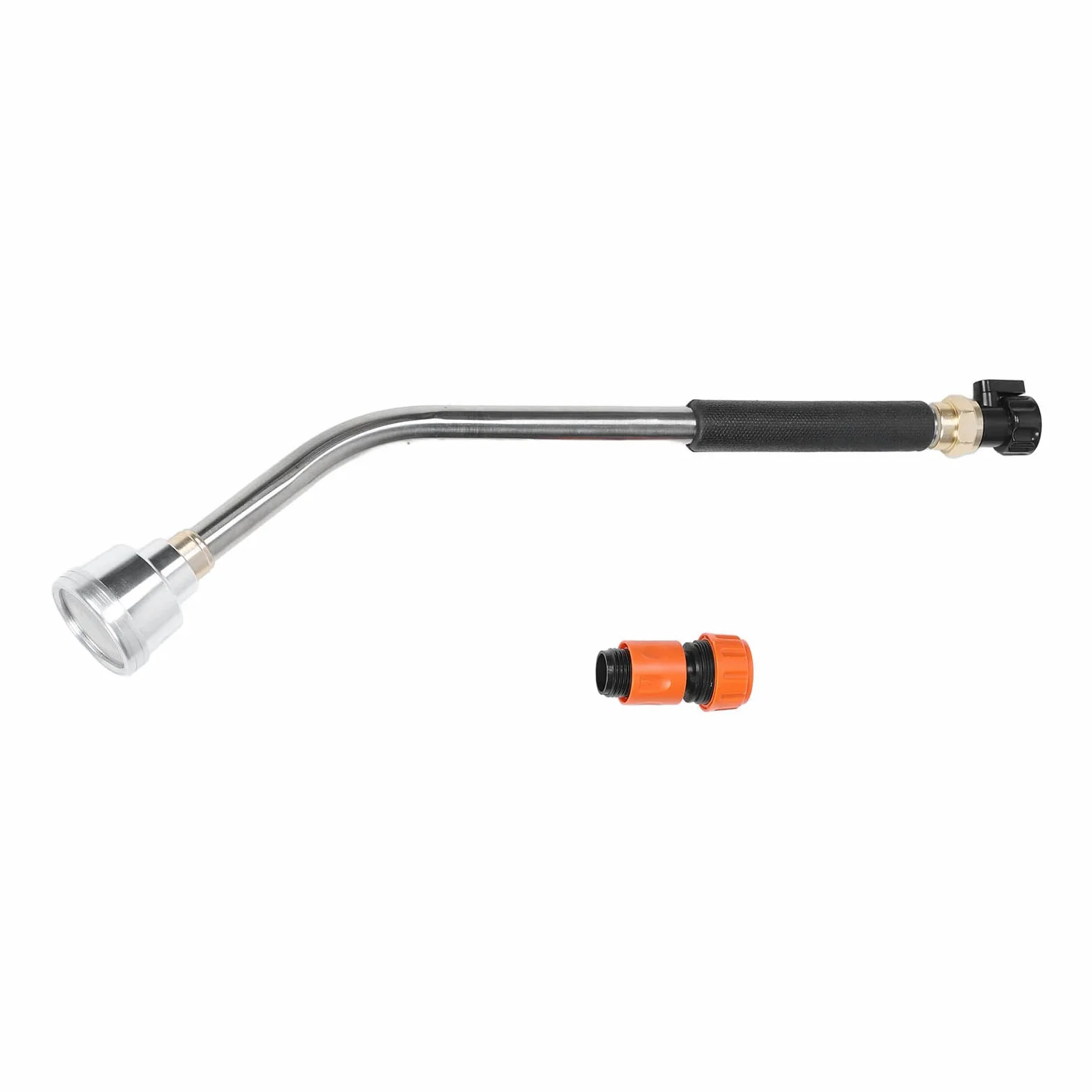 Tuyau D'arrosage D'arrosage Arrosage Légumes Pistolet de Douche Ménage Pépinière Pistolet Agricole Buse en Aluminium Longue pour arrosé (60CM)
