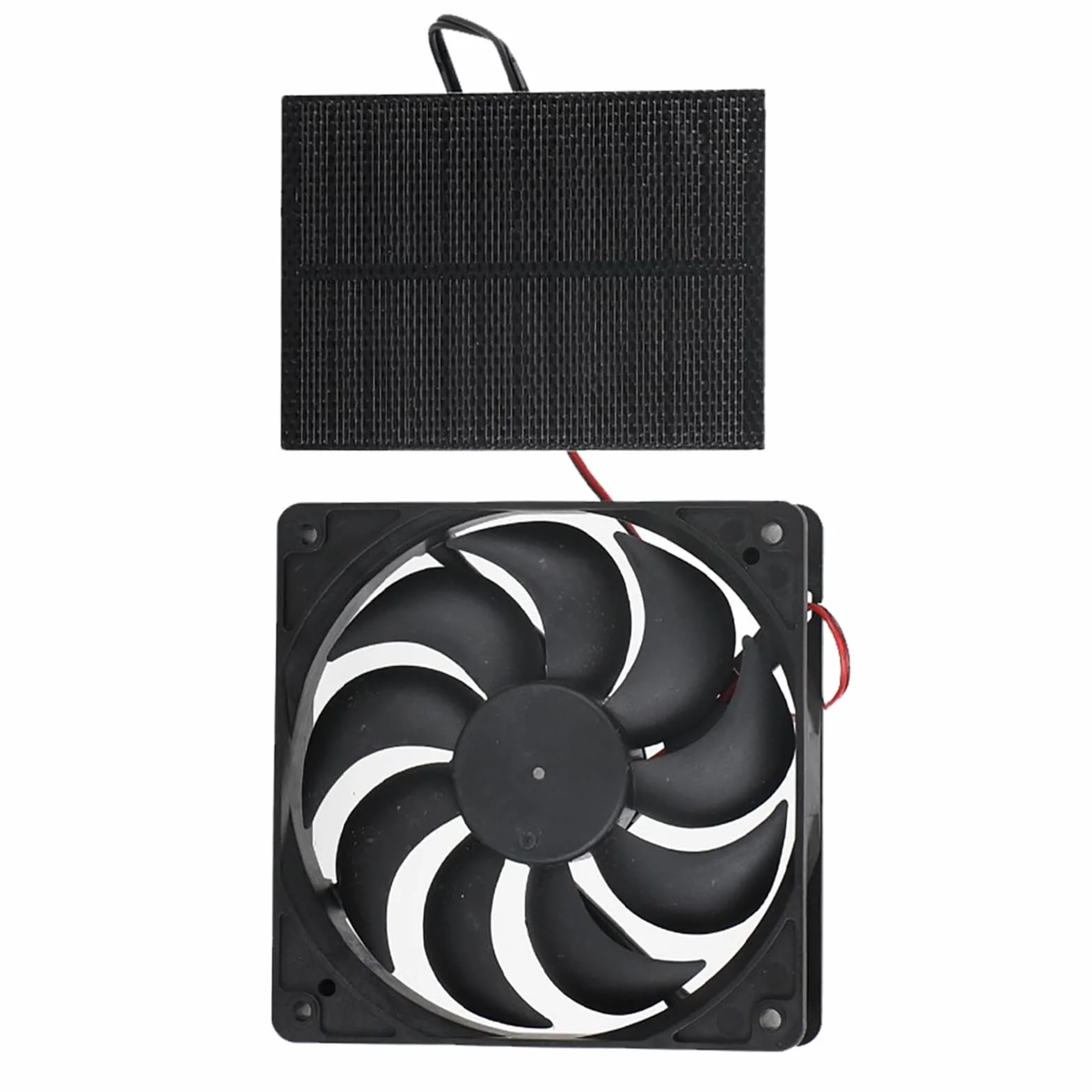 Zerodis Kit de Ventilateur de Panneau Solaire 3W économe en énergie