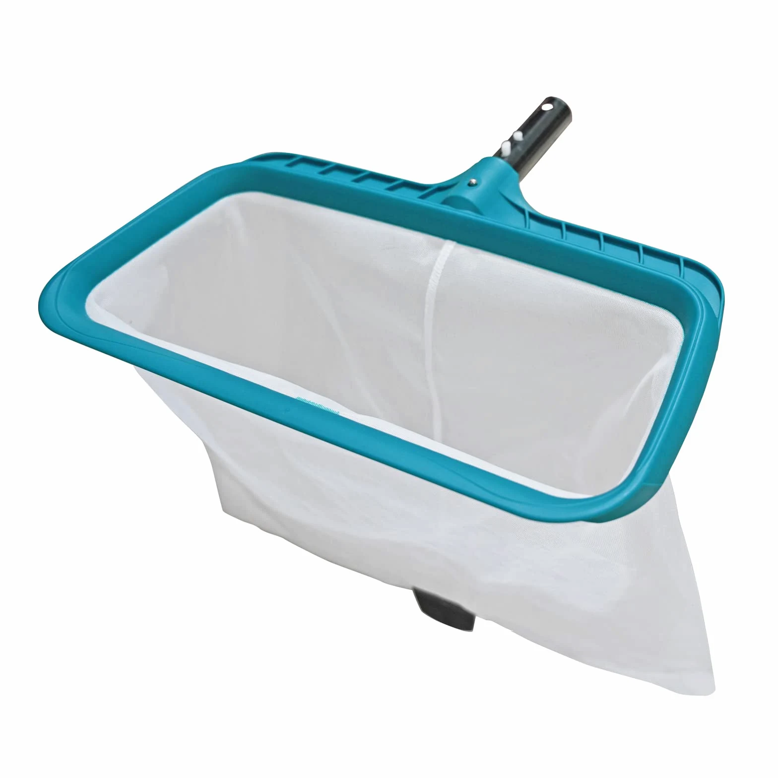 POOLWHALE Épuisette de piscine professionnelle, outil de nettoyage robuste avec filet en nylon fin et profond, nettoyage rapide, bord pratique facilitant le retrait des débris (manche non inclus)