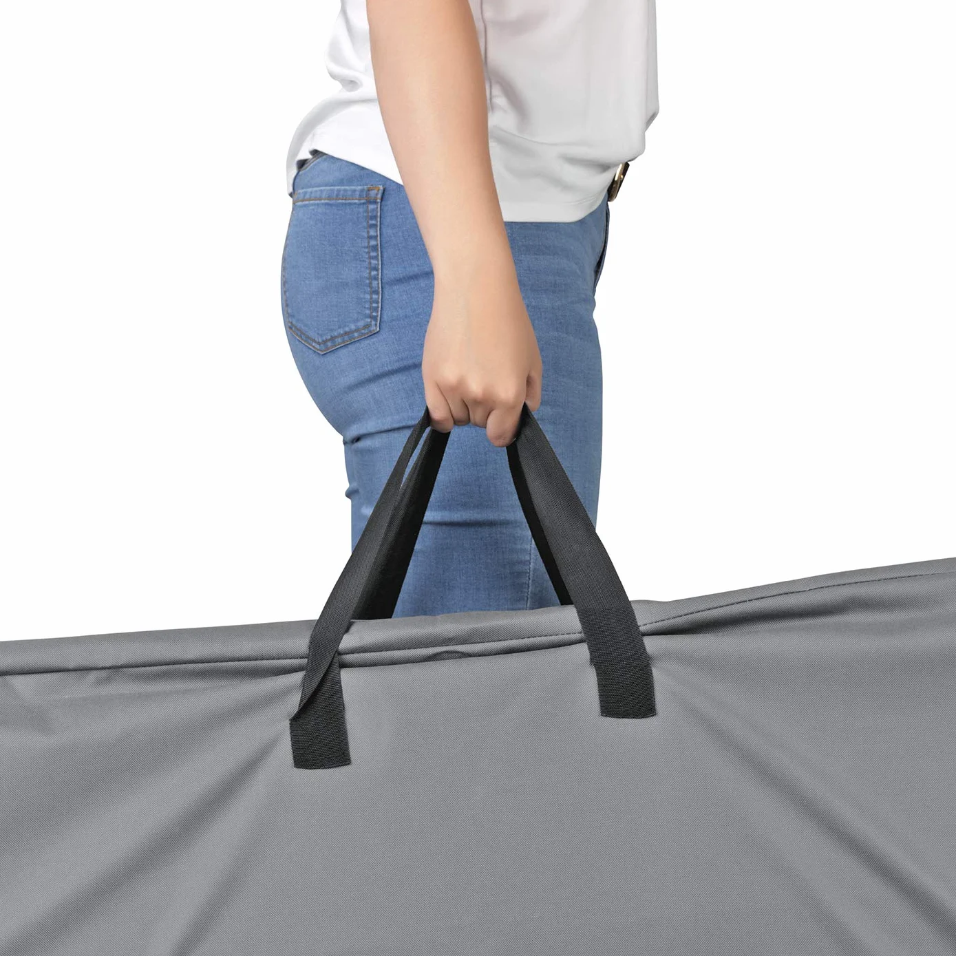 Hoberg Sac de rangement pour coussins 130x50x32 cm imperméable UV protection fermeture éclair robuste