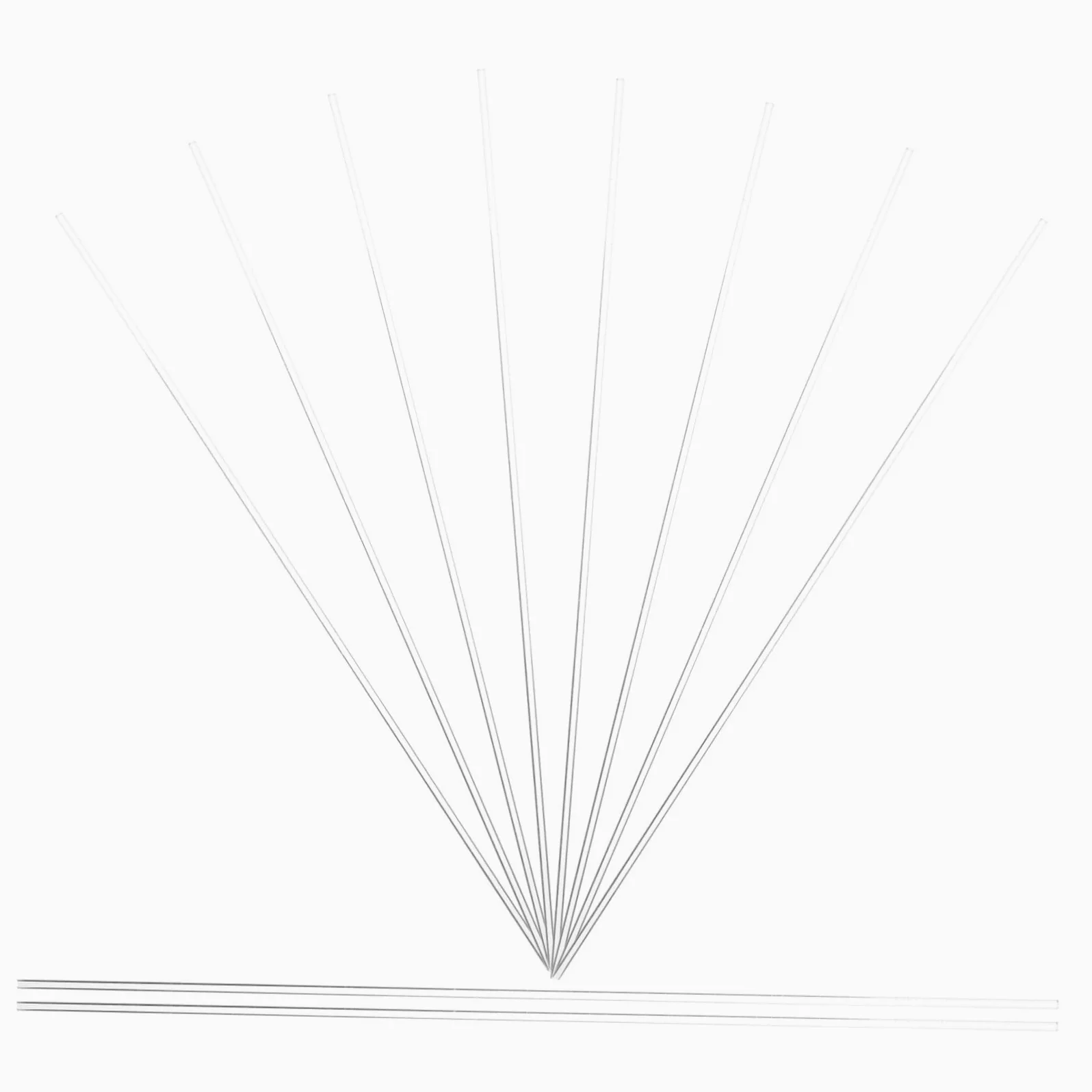 5 Ensembles Support De Plante Transparent Lot de Piquets pour Plantes Grimpantes Support Durable 10 Pièces * 5