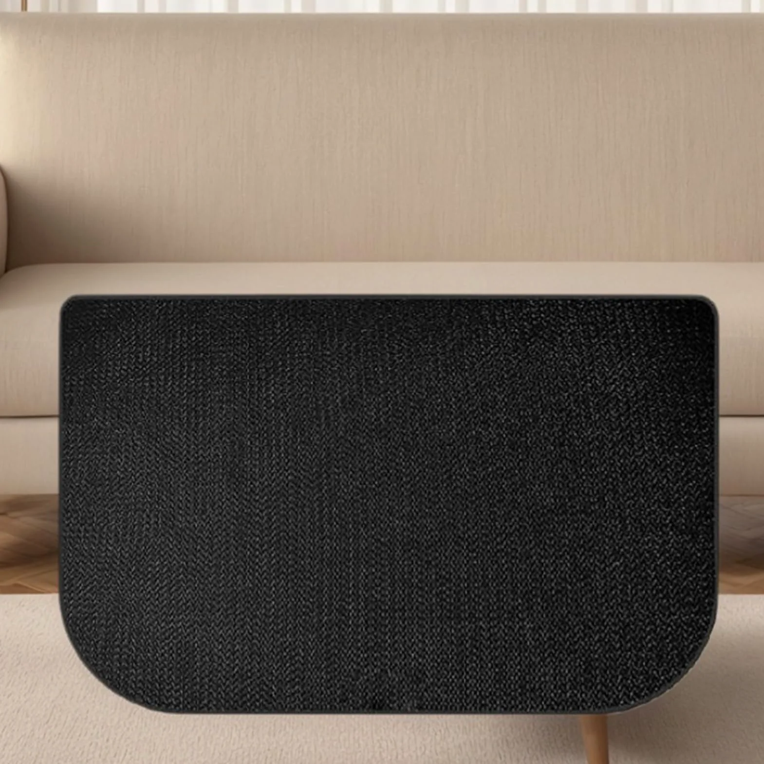 Tapis Ignifuge pour Cheminées Antidérapant Résistant à la Flamme | Protecteur de Sol Intérieur pour Poêle à Bois Pour Intérieur, Extérieur, Salon, Cuisine, Maison, Appartement, Sol, Salle De