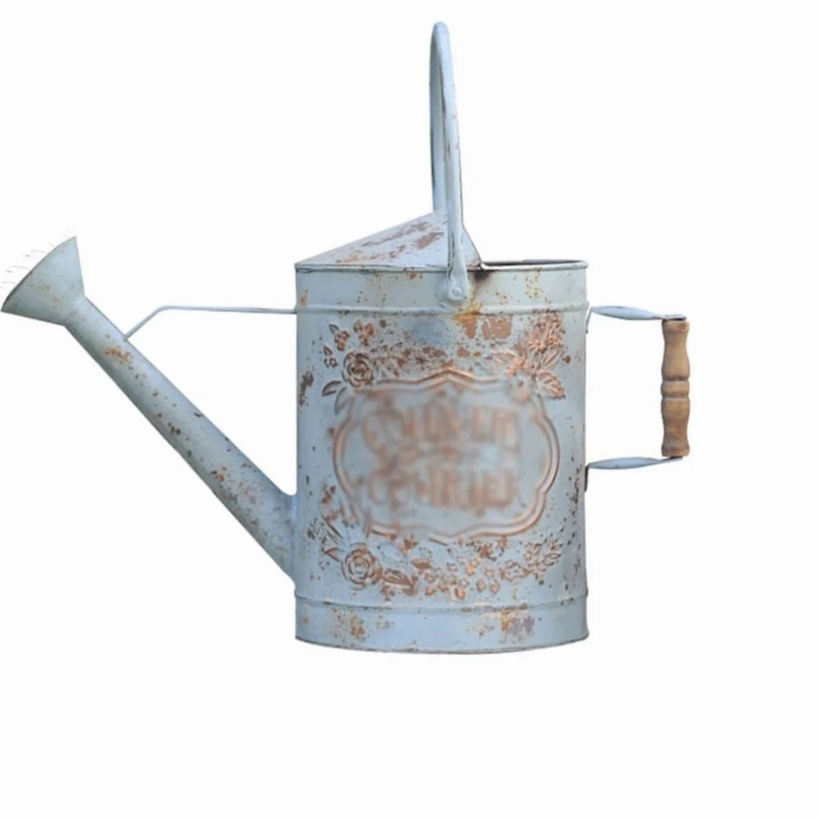 Arrosoirs Arrosoir en métal rétro de 7,5 L, arroseur de Style Ferme avec buse de pulvérisation for Un arrosage Rapide et Facile, 253,6 oz