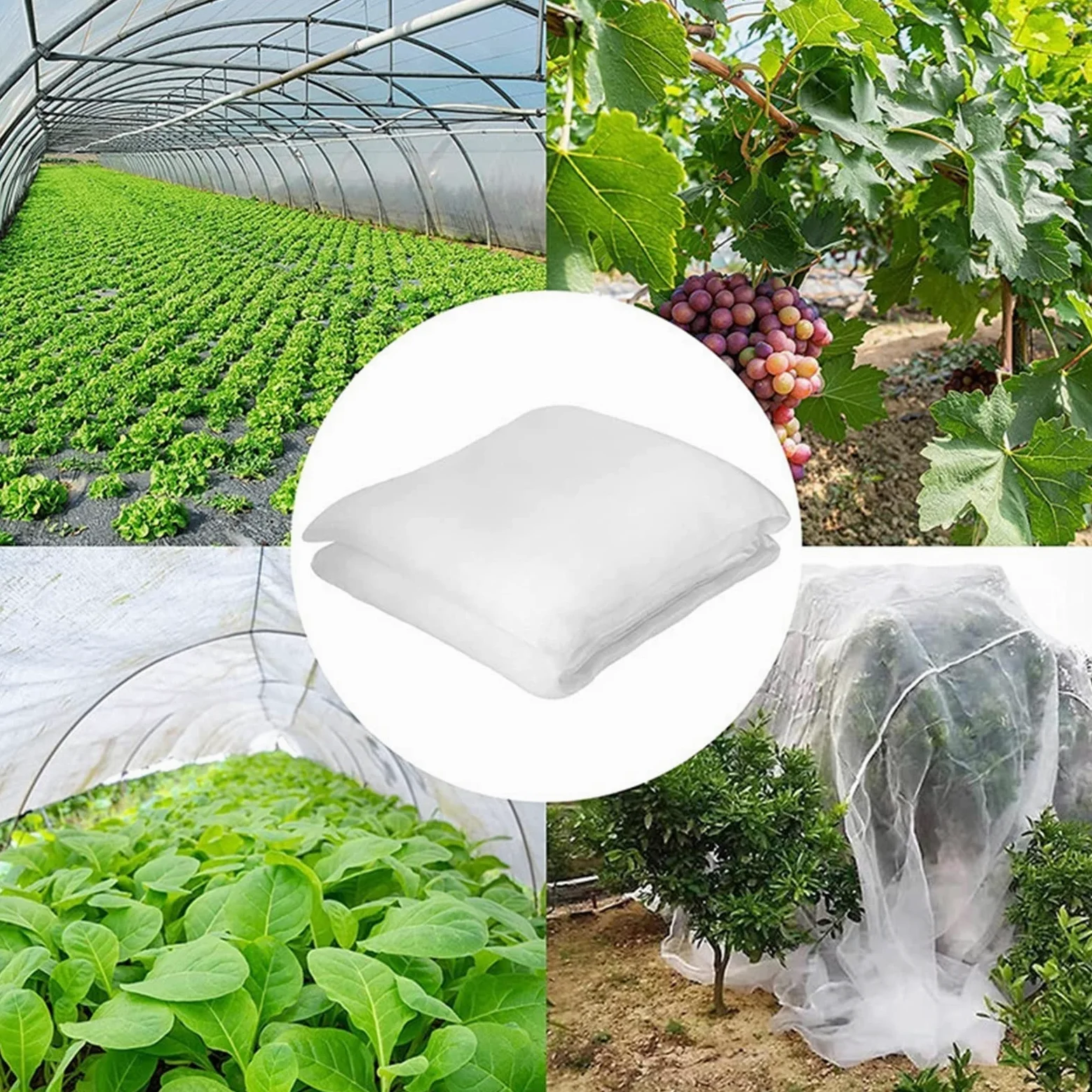 Filet Anti Insectes pour Plantes Jardin, Filets Maille Fine pour Jardin, Filet Anti Oiseaux Moustiquaire, Filet Anti-Insectes pour Légumes, Peut être Directement Couvert et Arrosé(1.5x30m)