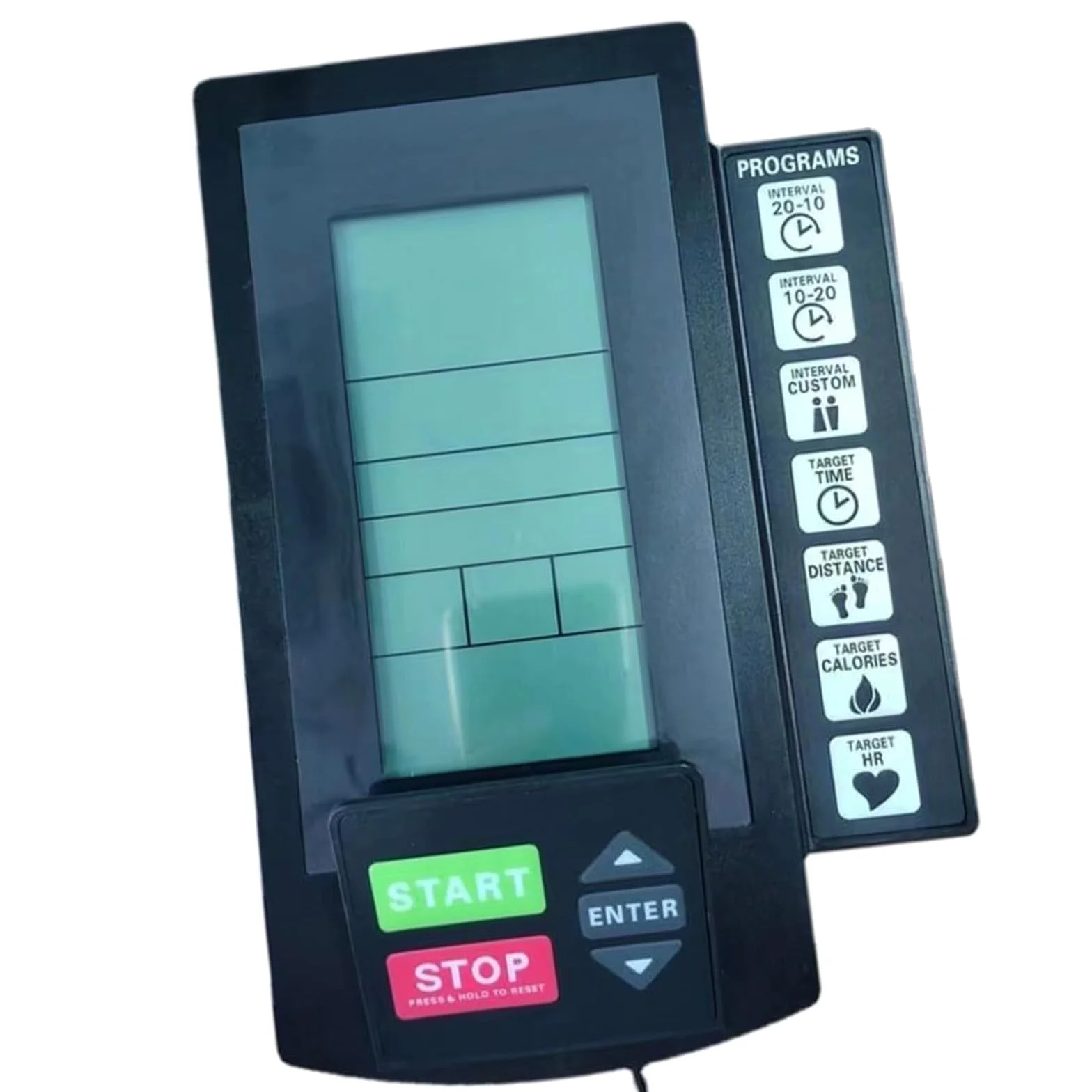 Moniteur de vitesse, capteurs de fréquence cardiaque, compteur LCD pour les amateurs de fitness