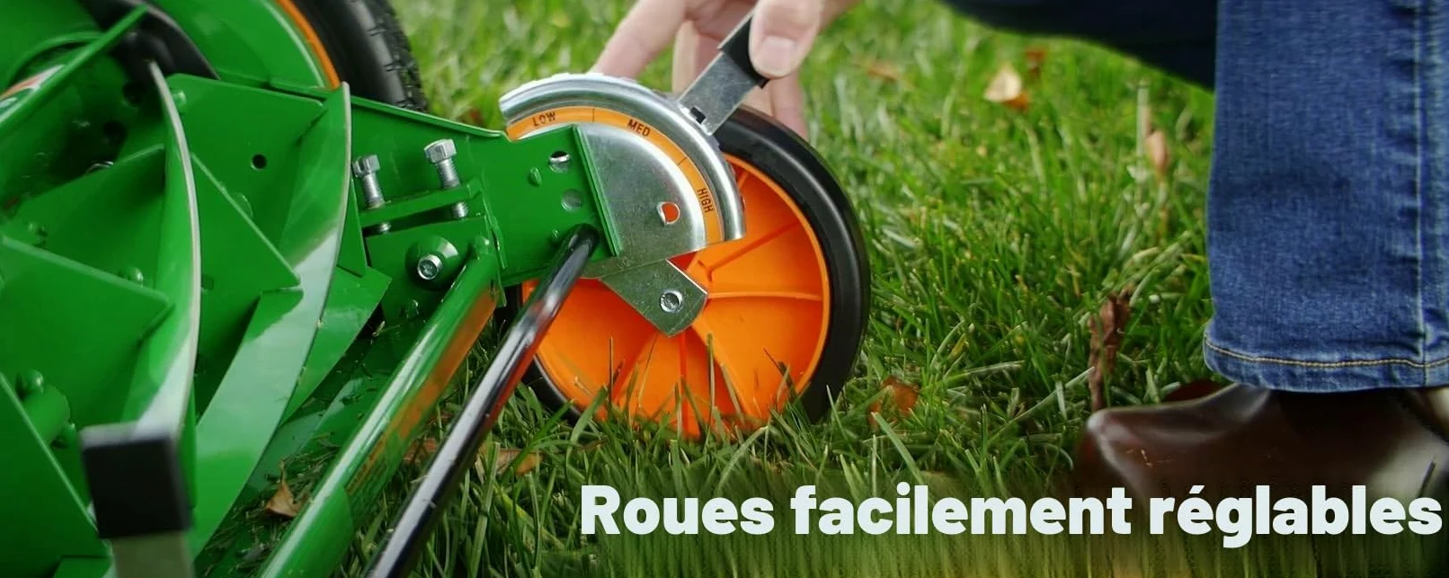 Scotts Outdoor Power Tools 2000-20S Tondeuse à Gazon Classique à 5 Lames 50,8 cm Vert