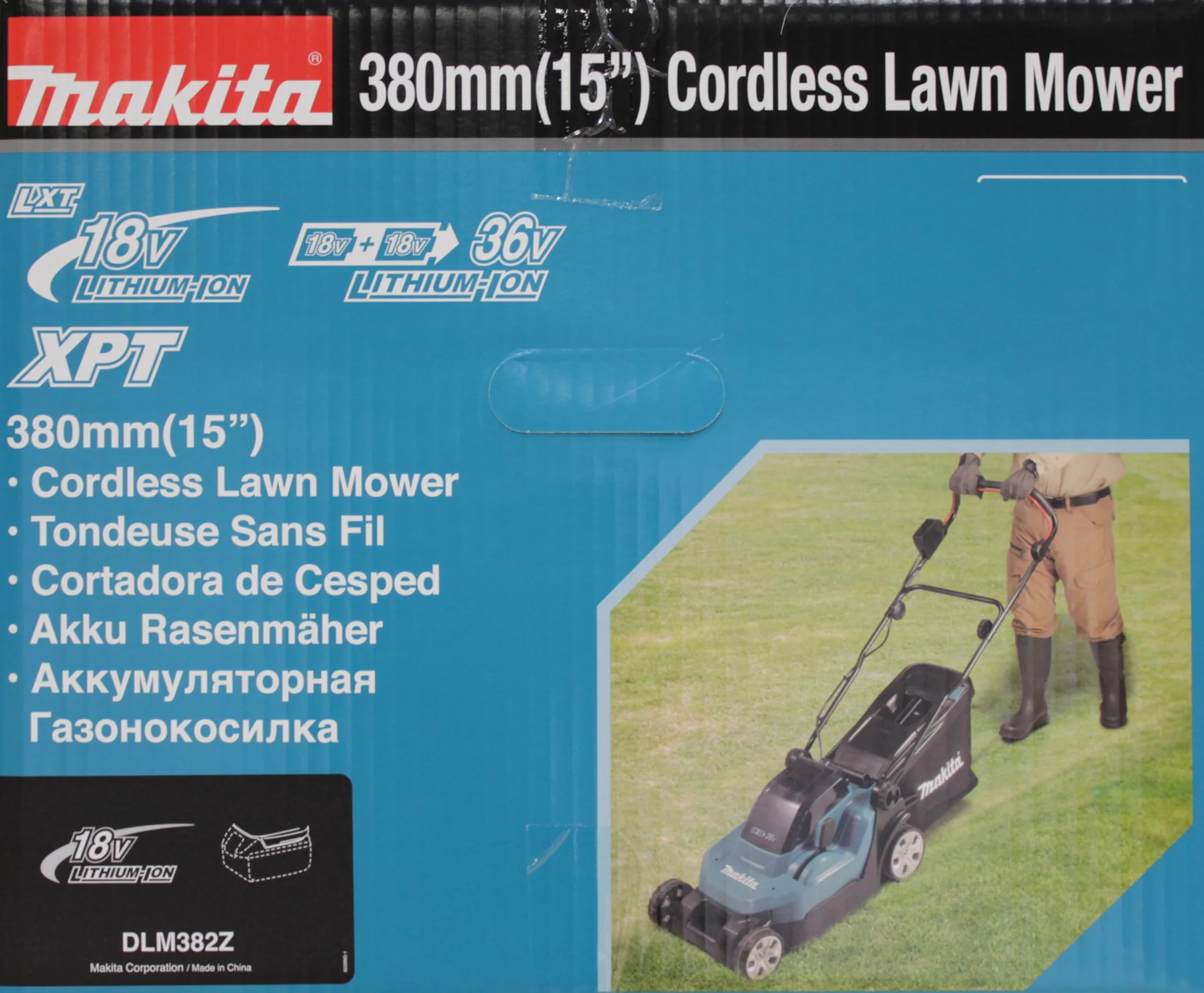 MAKITA DLM382Z Tondeuse 36 V 2 x 18 V Li-ION