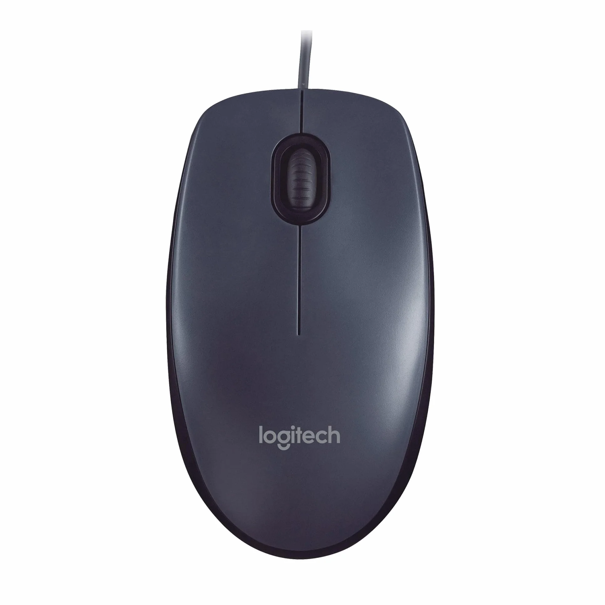 Logitech M90 Souris Filaire USB, Suivi Optique 1000 PPP, Ambidextre, Noir
