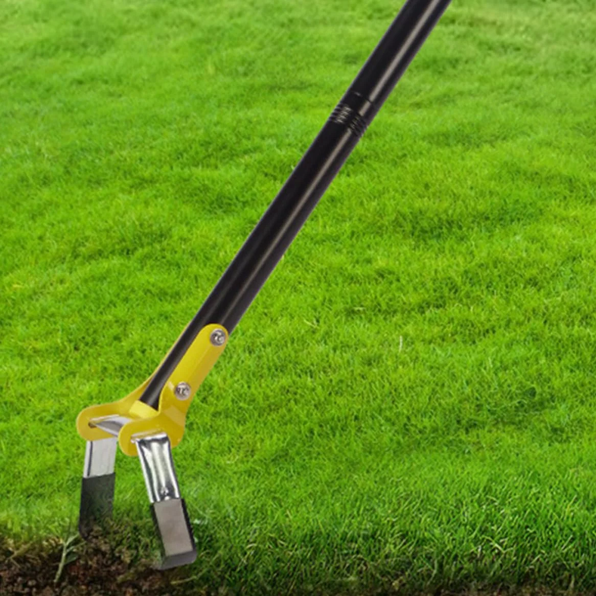 Houes de Jardin à Main en Acier Inoxydable Poignée Ergonomique pour Désherbage, Outil de Jardinage Petit et Pratique pour Usage Domestique