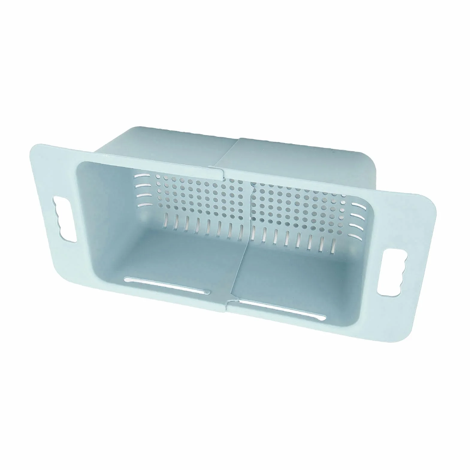 Bac de Congélation Réglable 40-52 cm Capacité 15-25 kg avec Drainage PP pour Congélateur Réfrigérateur