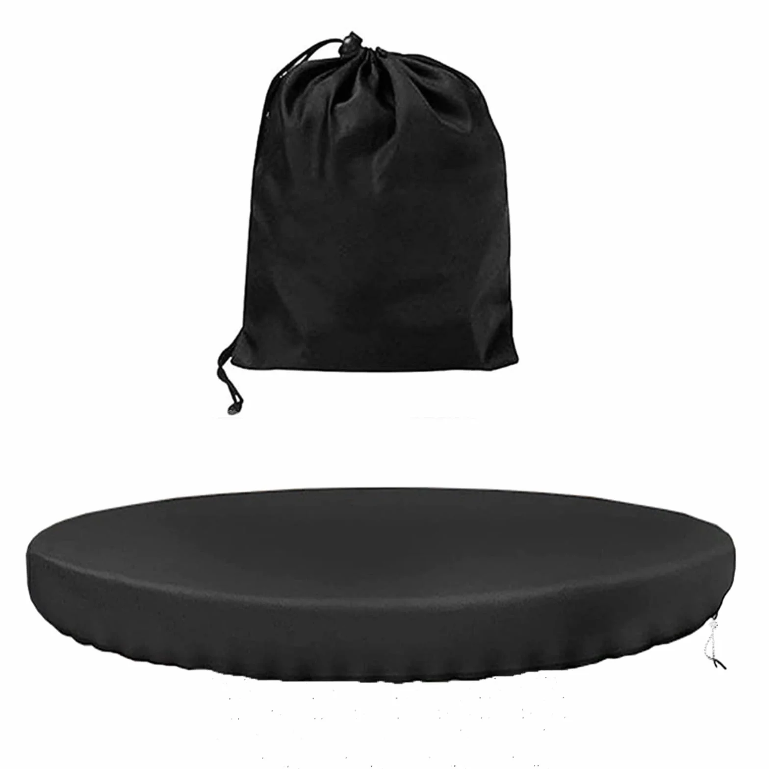 Housse Barbecue Exterieur Imperméable 80cm Protection Plaque Gril Rond