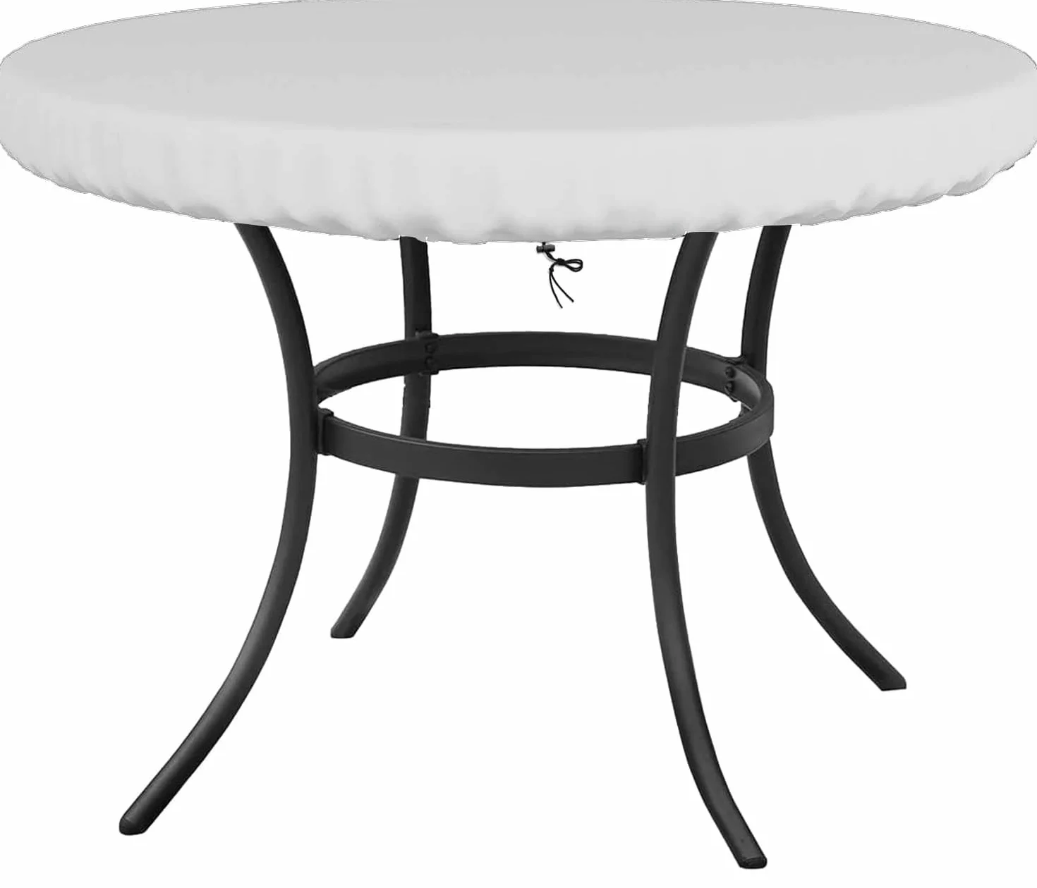 Housse de Table Ronde Extérieur Imperméable Anti-UV 160x10cm