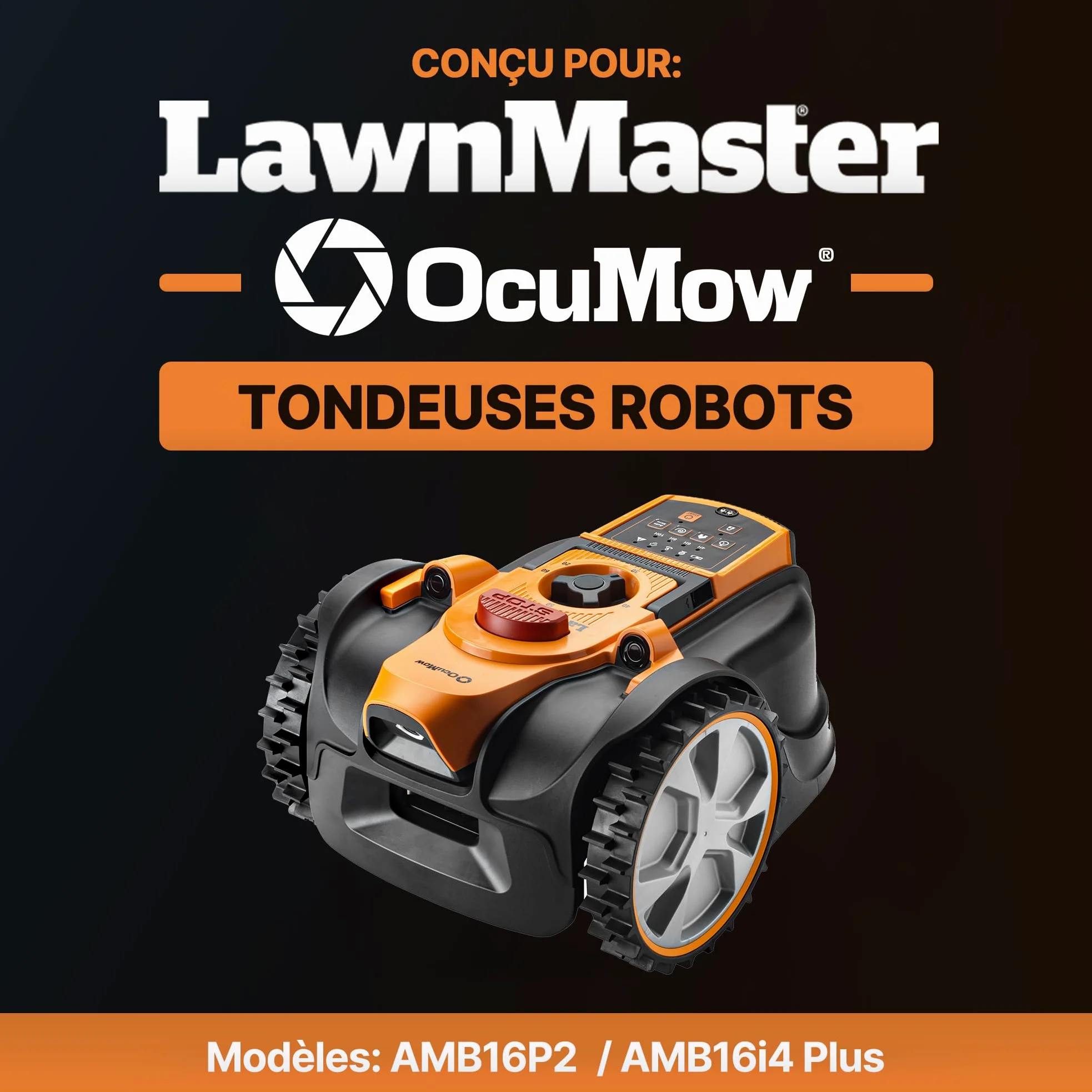 LawnMaster Garage pour Tondeuse Robot 952839 - Toit résistant aux intempéries sans Perte de Signal, Protection fiable Contre Le Soleil et la Pluie, Compatible avec la série Lawnmaster AMB16