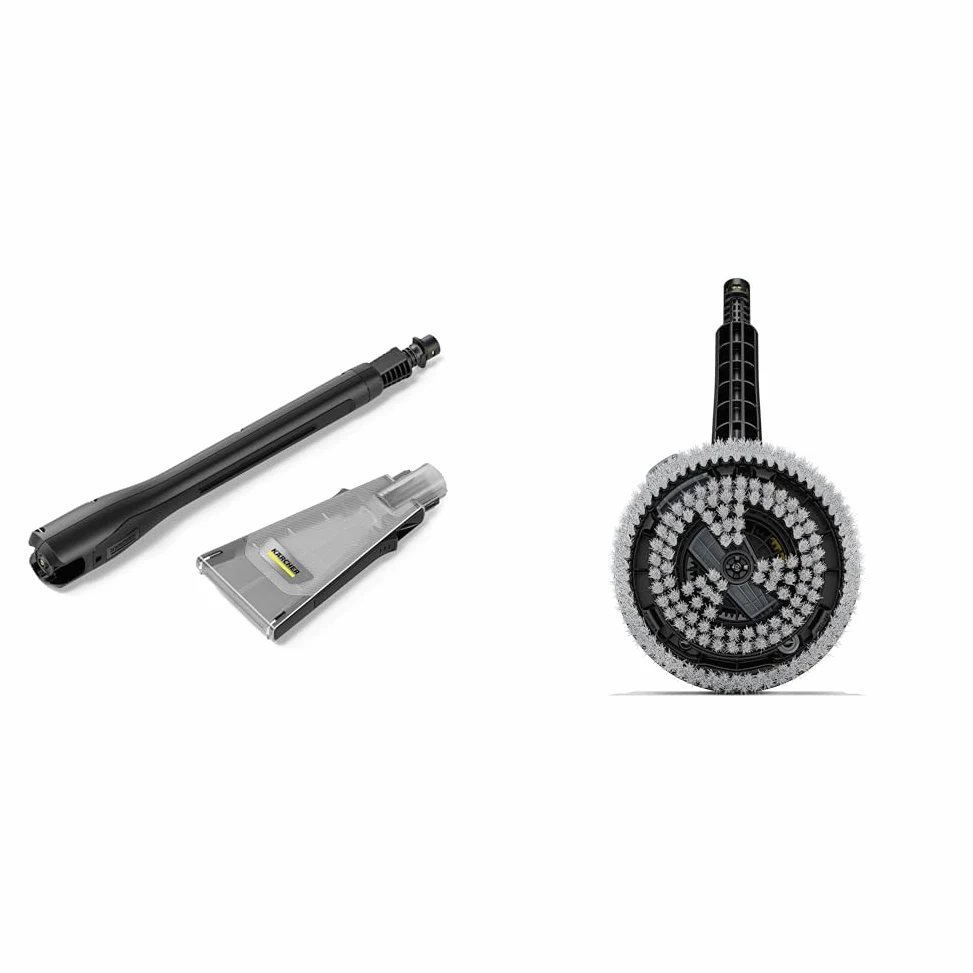 Kärcher Lance de Nettoyage Haute Pression eco!Booster 145, 50% Plus Efficace Que Le Jet Plat & Brosse de Lavage Rotative WB 130, avec Embout Universel, Interchangeable