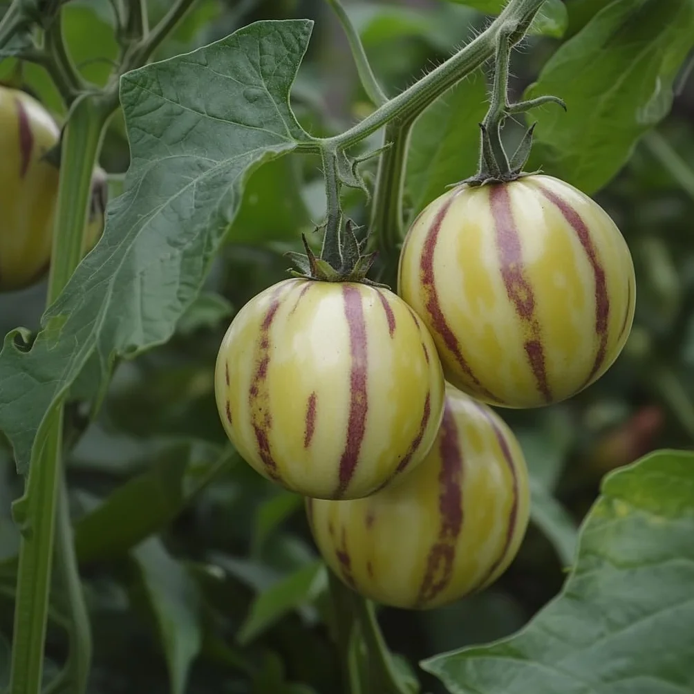 Solanum Muricatum 'Pepino gold' - Poire à melon - Set de 3 - Pot 9cm - Hauteur 25-40cm
