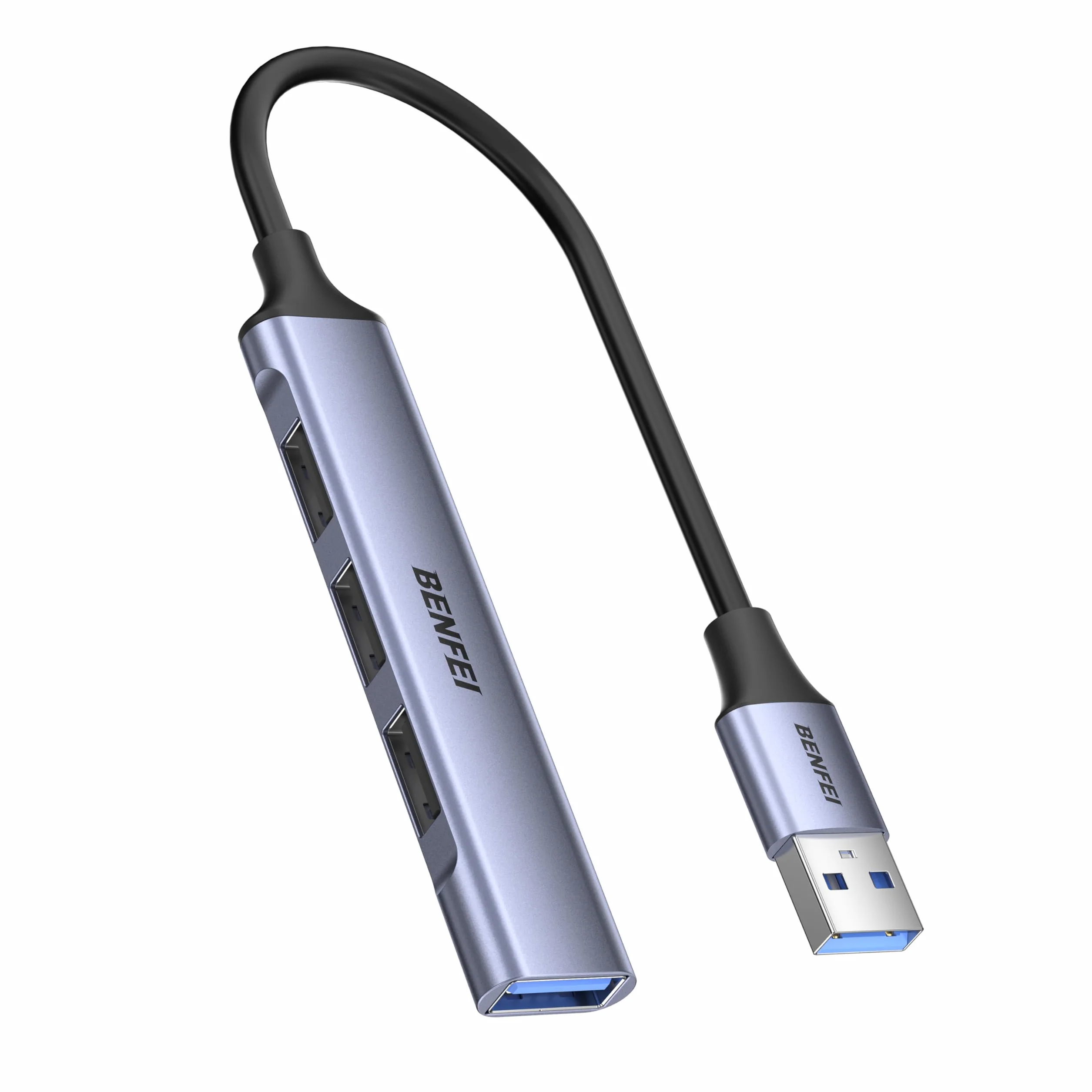 BENFEI Hub USB 4 Ports 10Gbps USB 3.2 USB 2.0 pour Ordinateur Portable PC