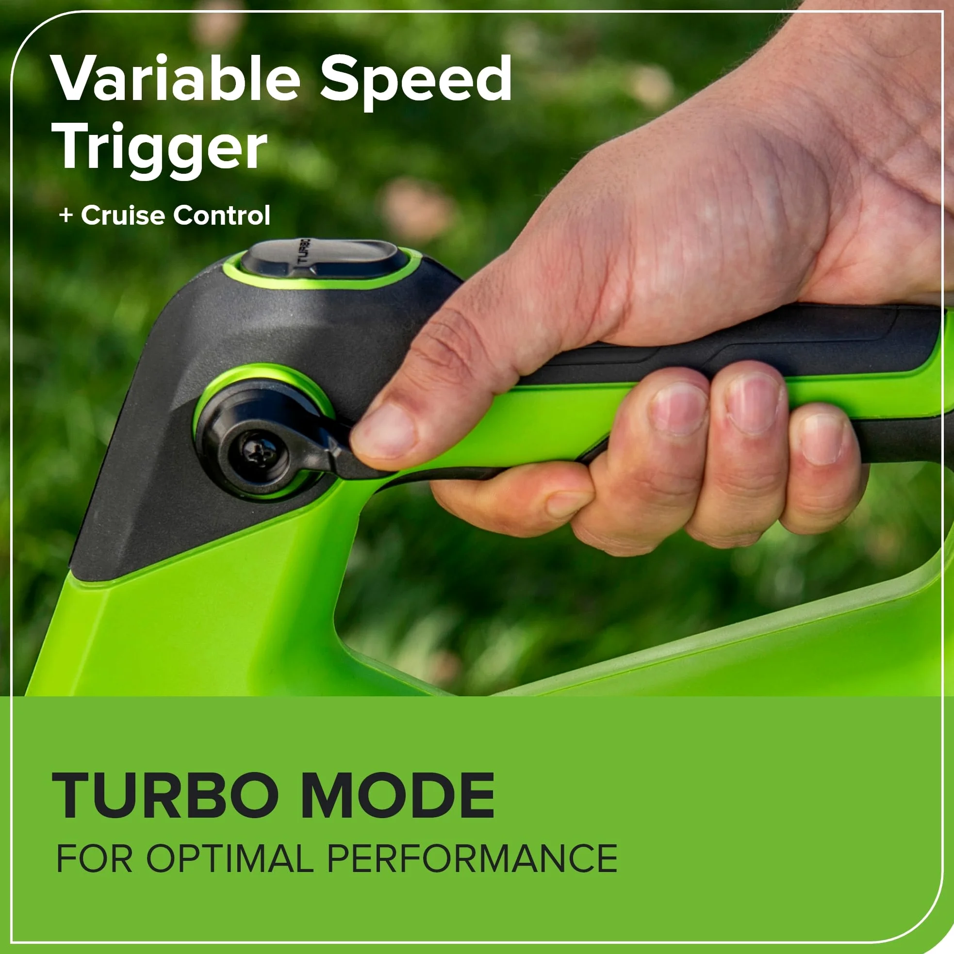 Greenworks 48V(24Vx2) Souffleur à Batterie Axial de Feuilles Sans Fil avec Moteur Sans Balai, Fonction Turbo, 217 km/h, 16,4 m³/min, AVEC Deux Batteries 24V 2Ah et Chargeur, Garantie 3 Ans GD24X2ABK2X