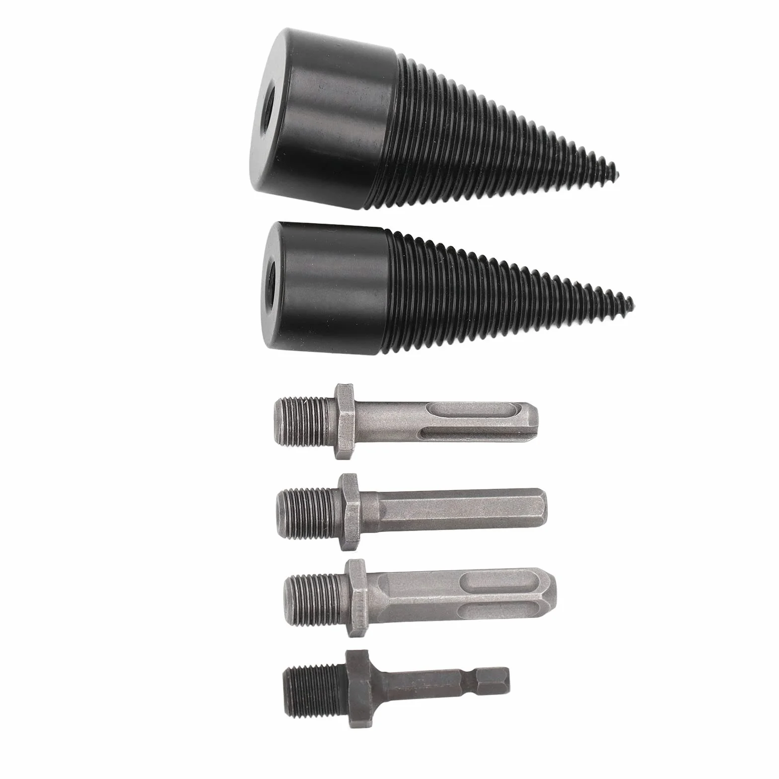 Cônes de Fendeur de Bois 32mm 42mm, 6 Pièces Forets Amovibles pour Perceuse