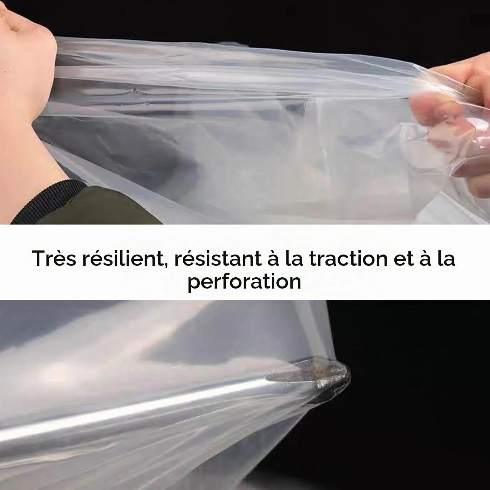 Film de serre polyéthylène 850 g 2 m x 4 m Extra épais Résistant déchirure