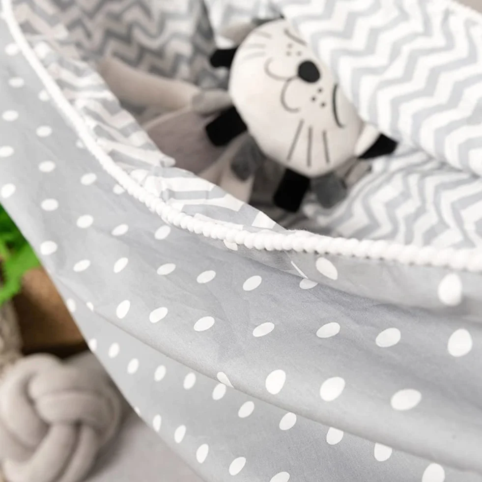 NOLLAM Hamac portable pour enfants en coton à suspendre pour intérieur/extérieur, 99,1 x 129,5 cm, poids maximum 50 kg