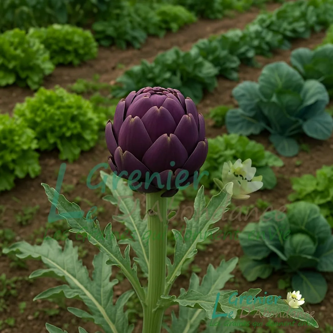 Le Grenier d'Abondance ARTICHAUT Violet de Provence Cynara scolymus 10 graines