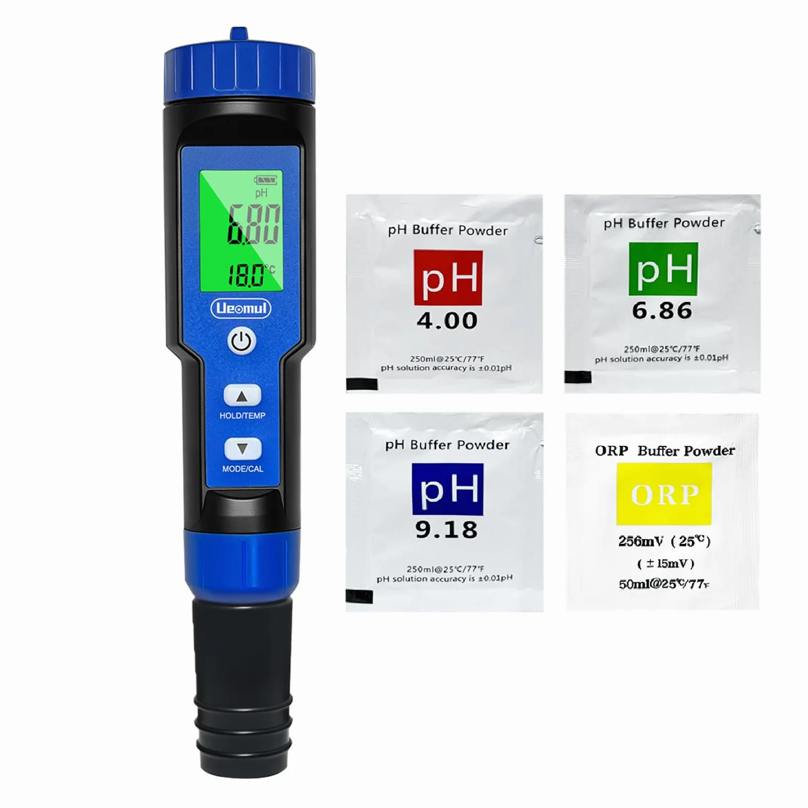 PH Mètre 7-en-1, Testeur PH TDS EC SALT ORP S.G Température, professionnel Tester Qualité Eau de 0.01 pH haute précision pour Piscine, Aquarium, Eau potable, Hydroponie