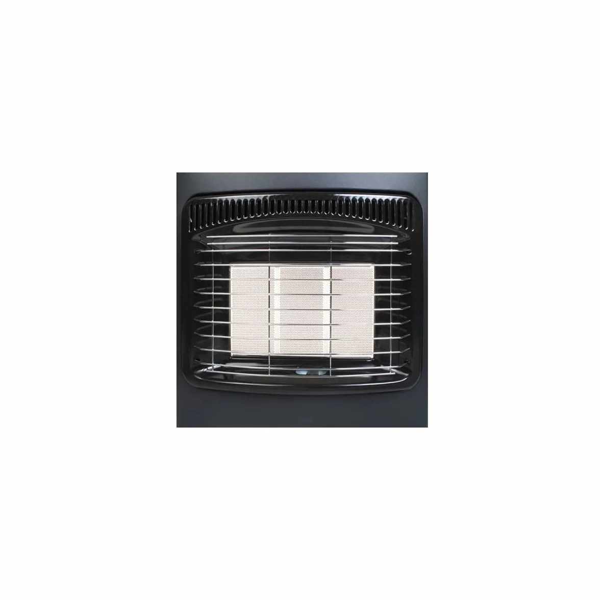 Chauffage d'Appoint Gaz Butane Infrarouge 4200W Noir 3 Niveaux Céramique 120m³ Allumage Piezo
