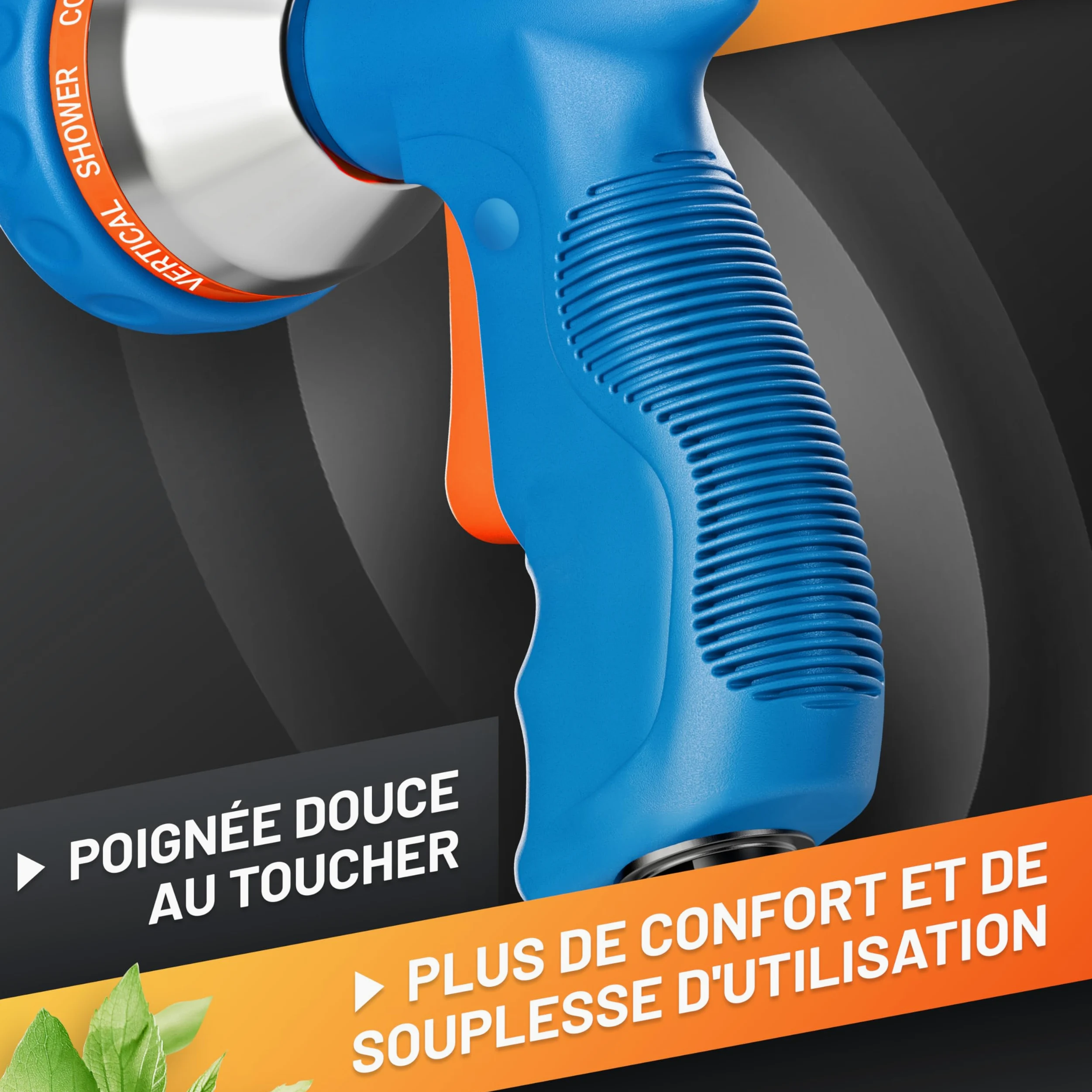 GRÜNTEK Tuyau d'Arrosage Extensible Retractable 22M. Tuyau Extensible | Tuyau extensible 7,5-22,5 m - Pistolet 10 jets - Connecteurs laiton - Anti-déchirure - Garantie 90 jours