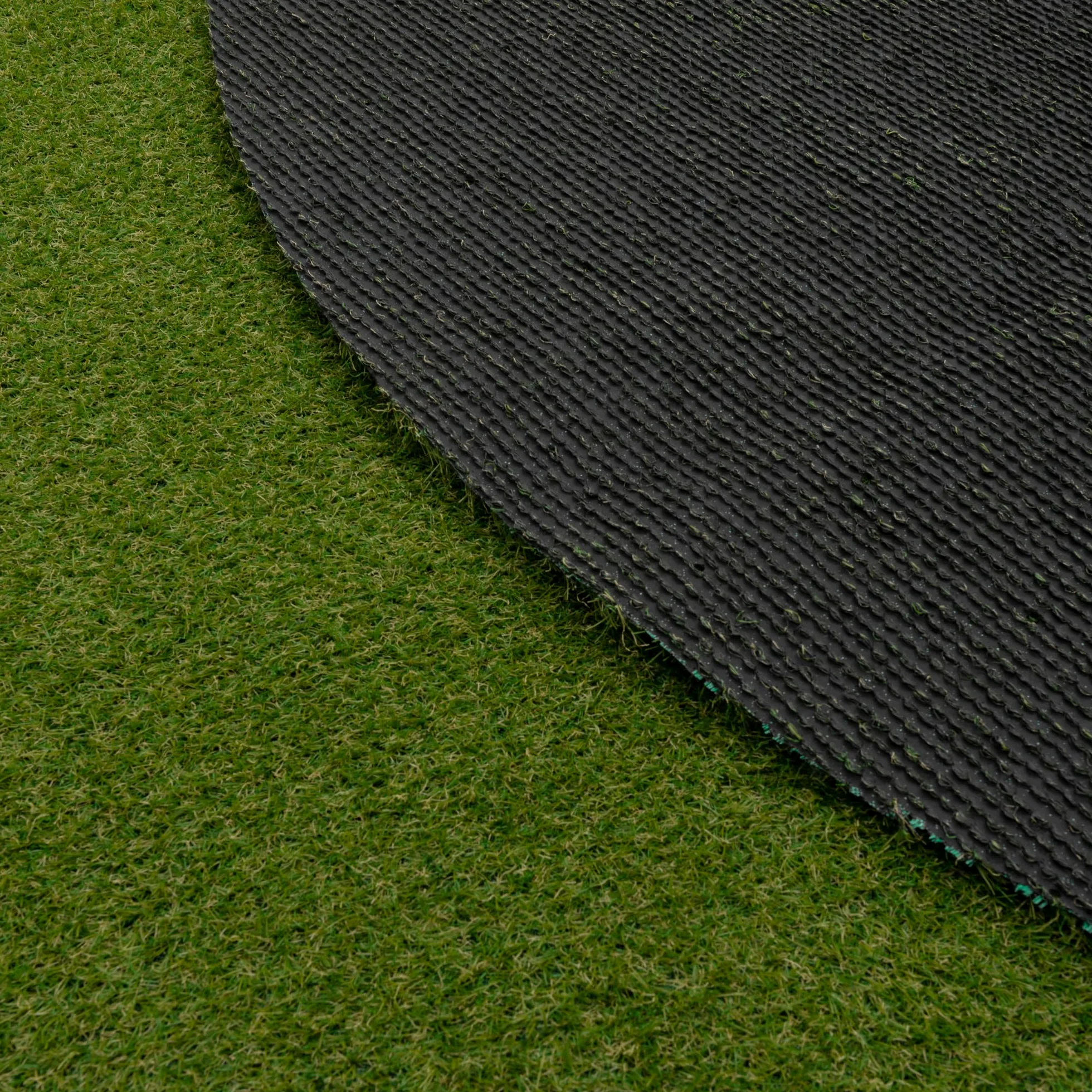 Snapstyle Wembley - Tapis Type Luxe Gazon Artificiel Rond - pour Jardin, Terrasse, Balcon - Vert 3 Tailles Disponibles
