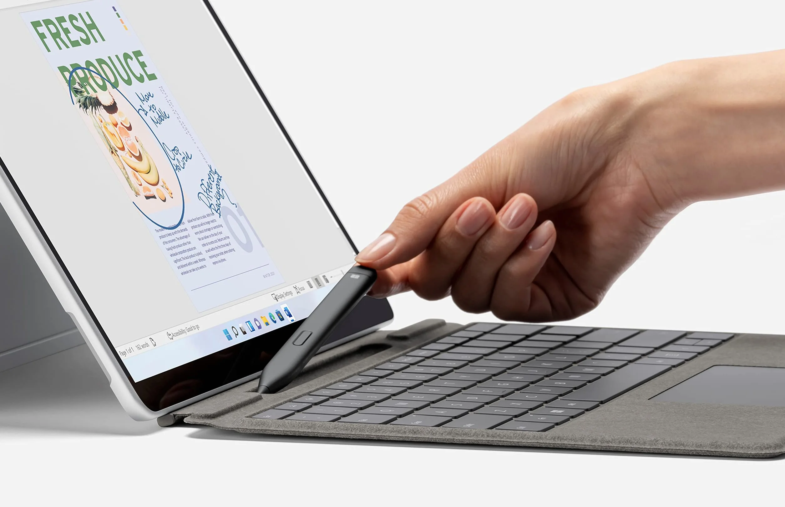 Microsoft Surface Pro 8 Ordinateur Portable 13'' Tactile 8 Go RAM 128 Go SSD Intel Core i5 Windows 11 Platine Reconditionné