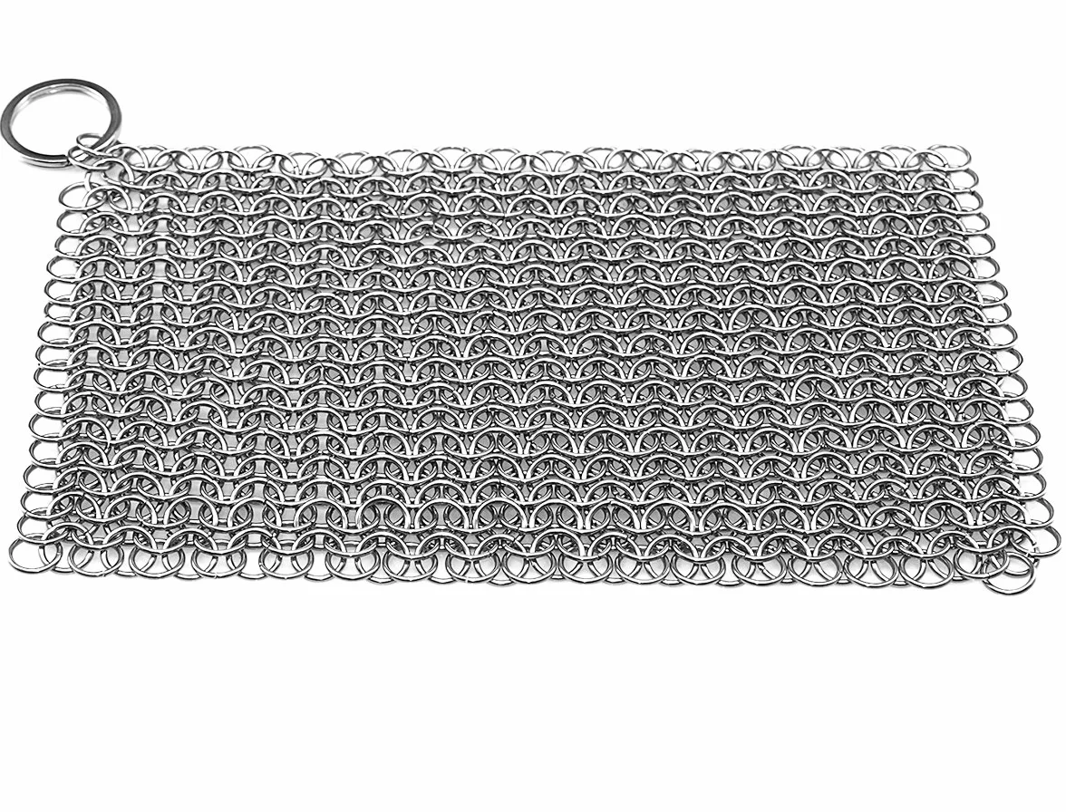 Brosse à récurer en acier inoxydable 316 20,3 x 15,2 cm pour poêles et barbecues