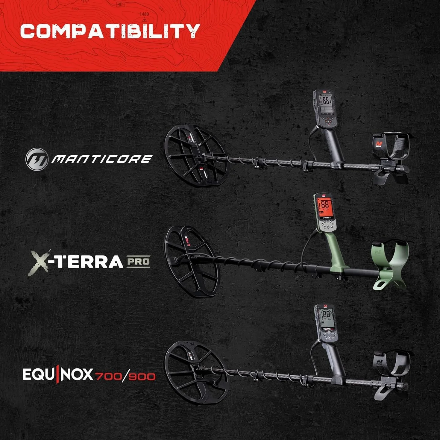 Minelab X-Terra/Equinox Casque sans Fil