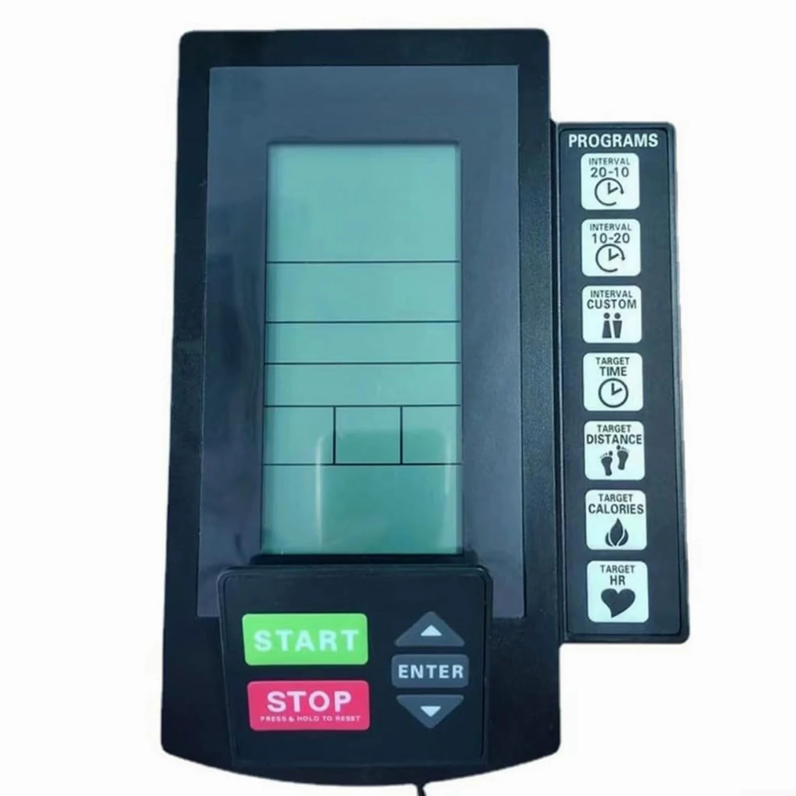 Moniteur de vitesse, capteurs de fréquence cardiaque, compteur LCD pour les amateurs de fitness
