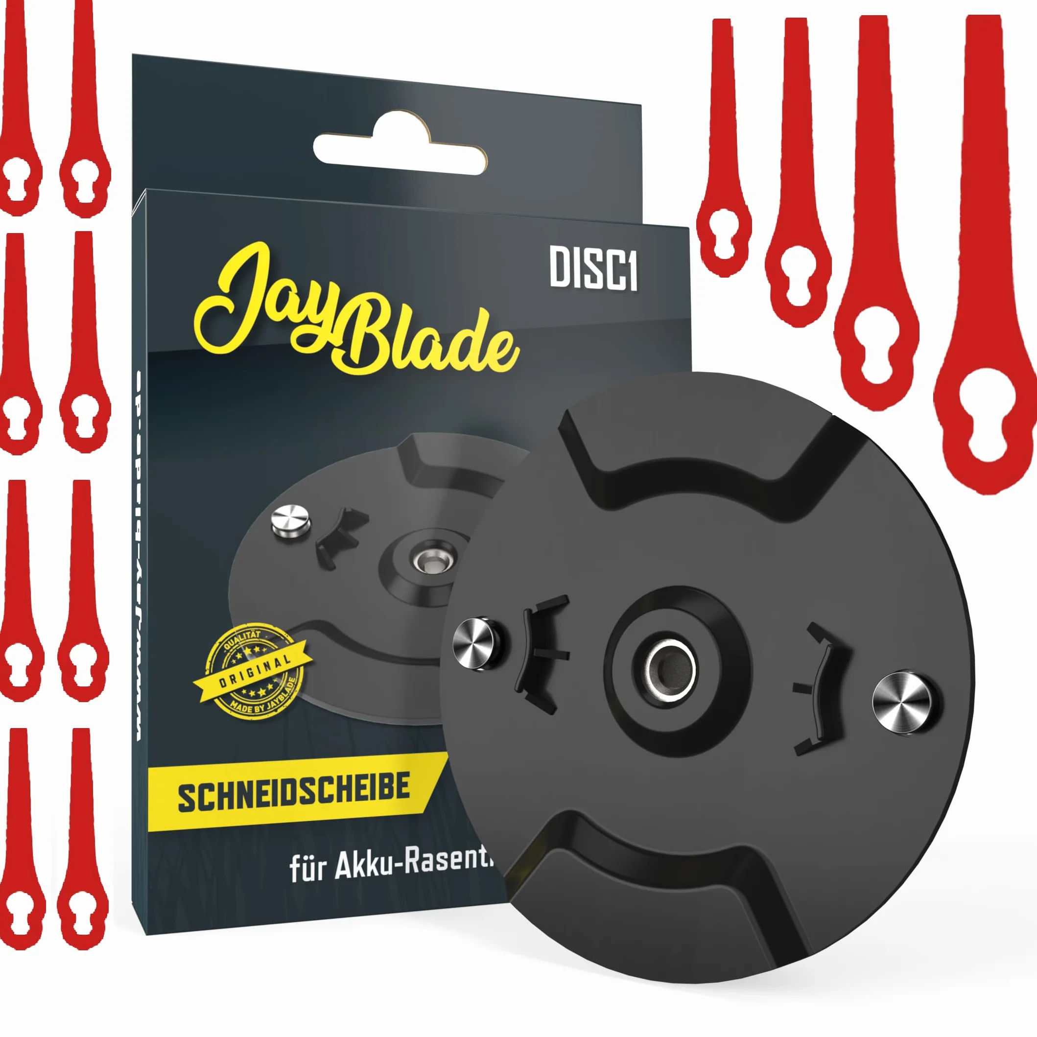 Jay Blade Disc 1 Disque de coupe pour coupe-bordures Compatible Einhell Gardol Gartenmeister Mr Gardener