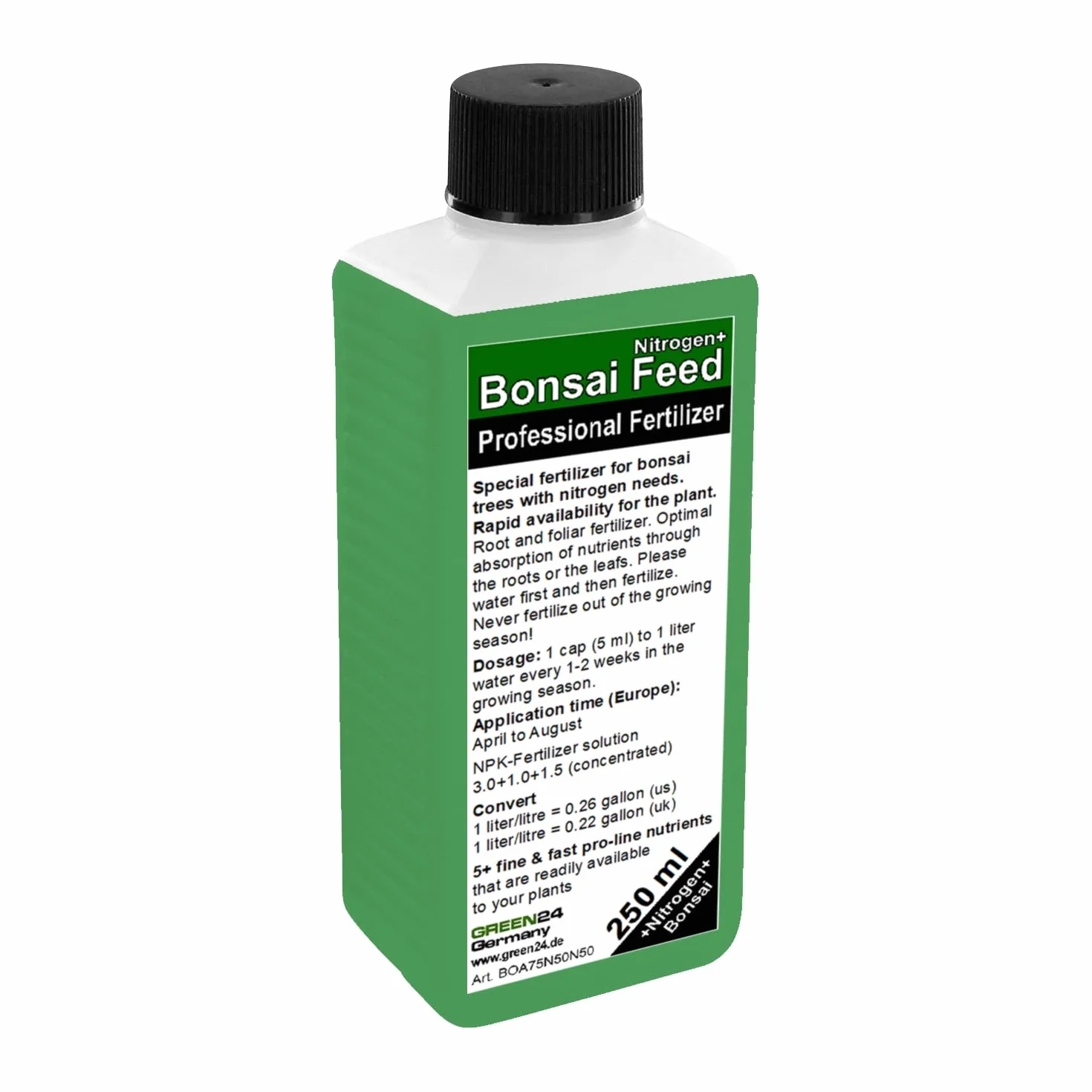 Engrais pour bonsaï NPK azote HIGHTECH liquide professionnel 250ml