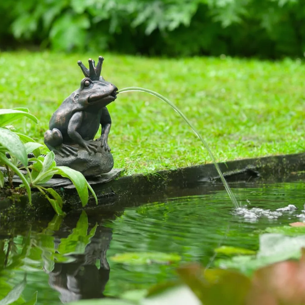 Ubbink Fontaine de jardin à cracheur Grenouille roi