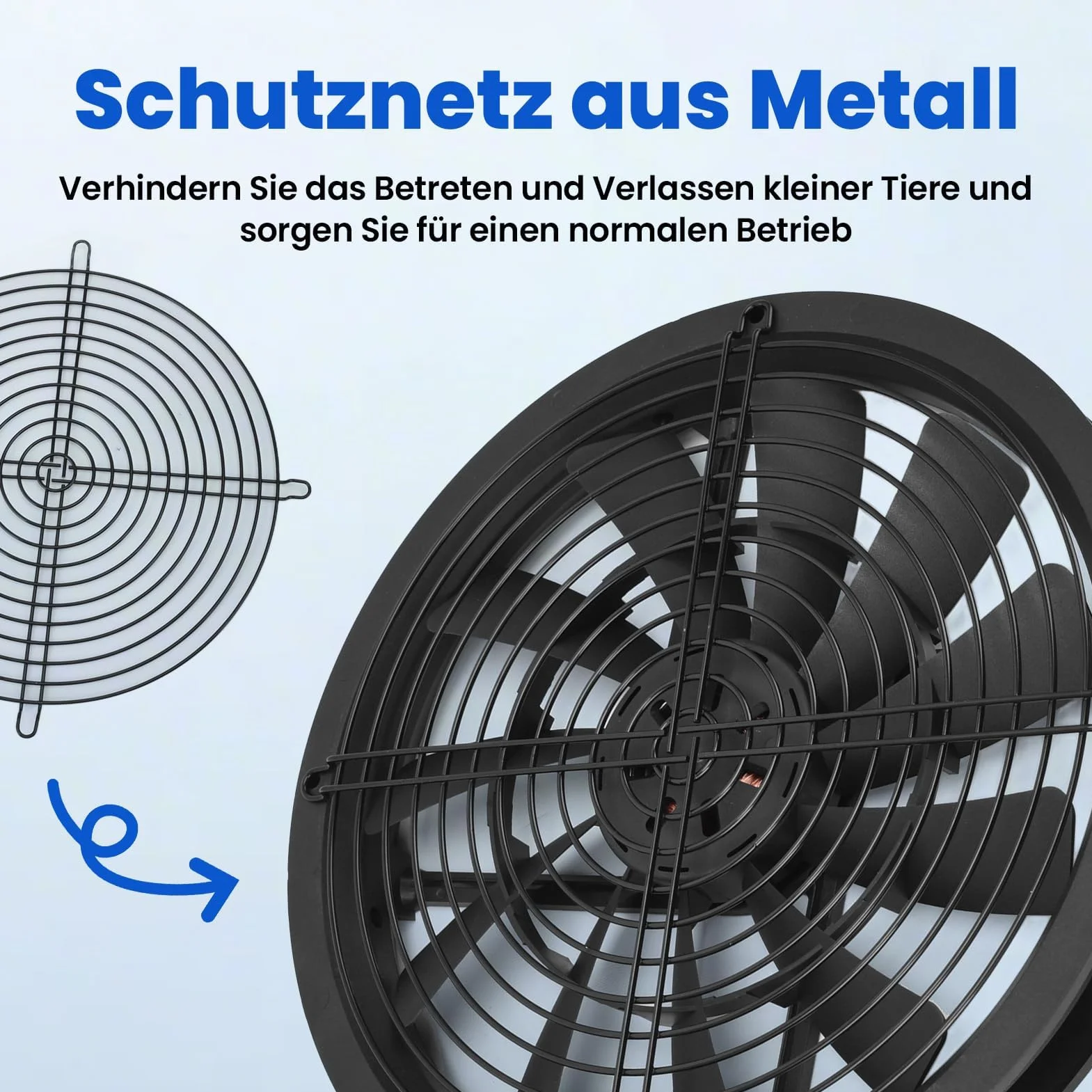 Ejoyous Ventilateur Solaire 100 W, Panneau Solaire étanche pour Serres Maisons