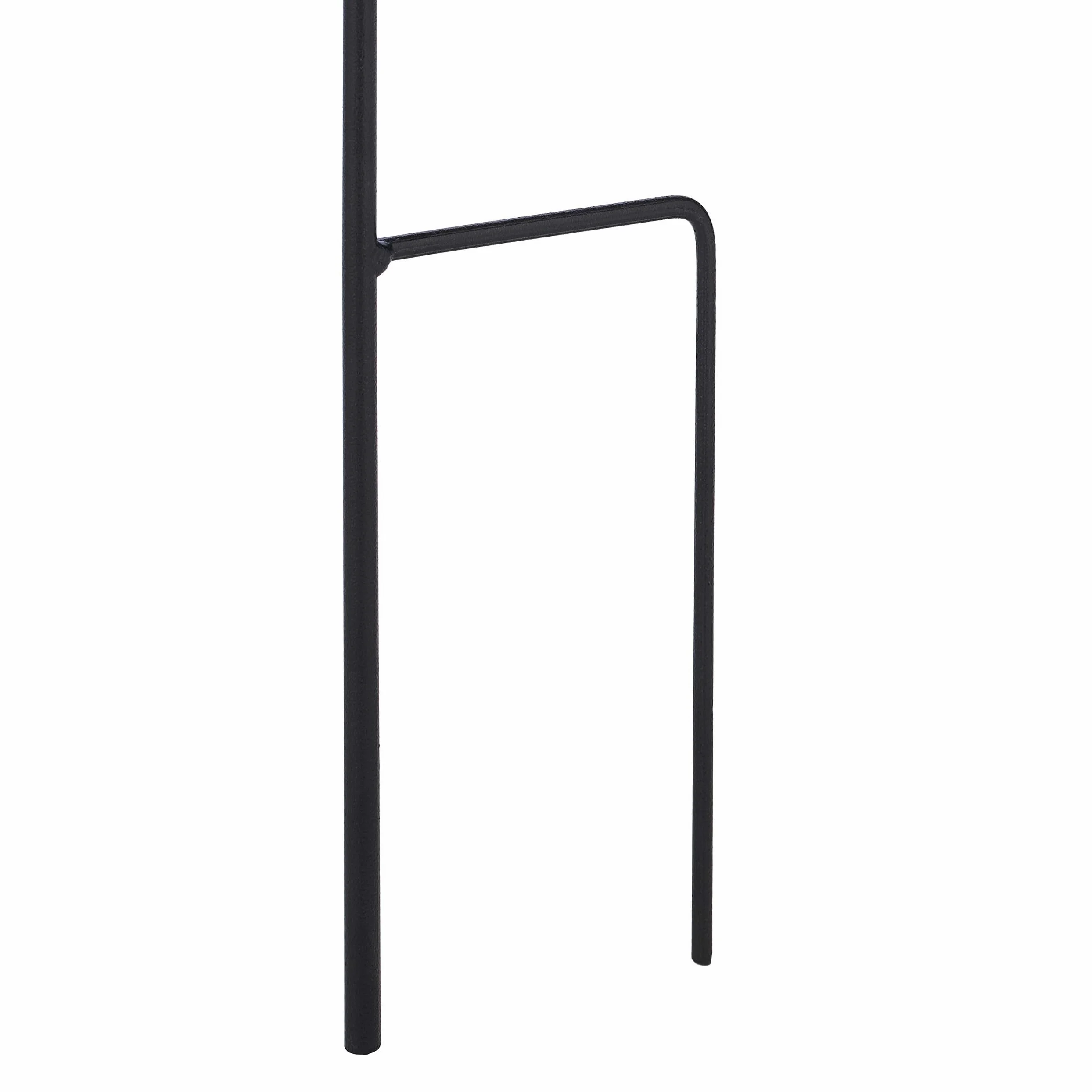 Relaxdays Tuteur à Plantes, Treillis en métal, Support Non Fixe, H x L : 147 x 30 cm, pour Le Jardin, Noir