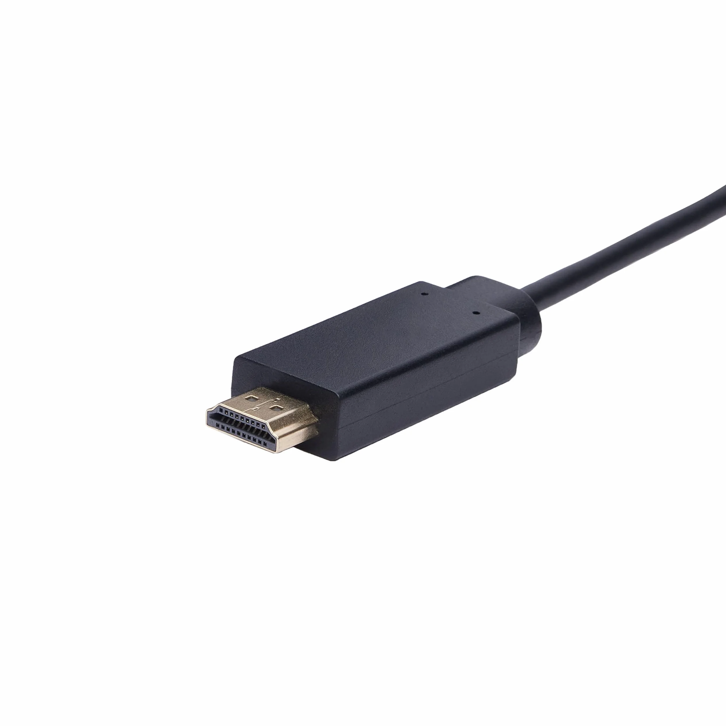 Amazon Basics Câble HDMI vers VGA 6 Feet Noir Plaqué Or