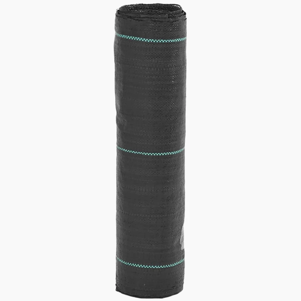 Membrane Anti-Mauvaises Herbes Noir 0,5x25 m polypropylène Durable stabilisé UV pour Jardin terrasse allée Potager Plantation Protection humidité Filtration
