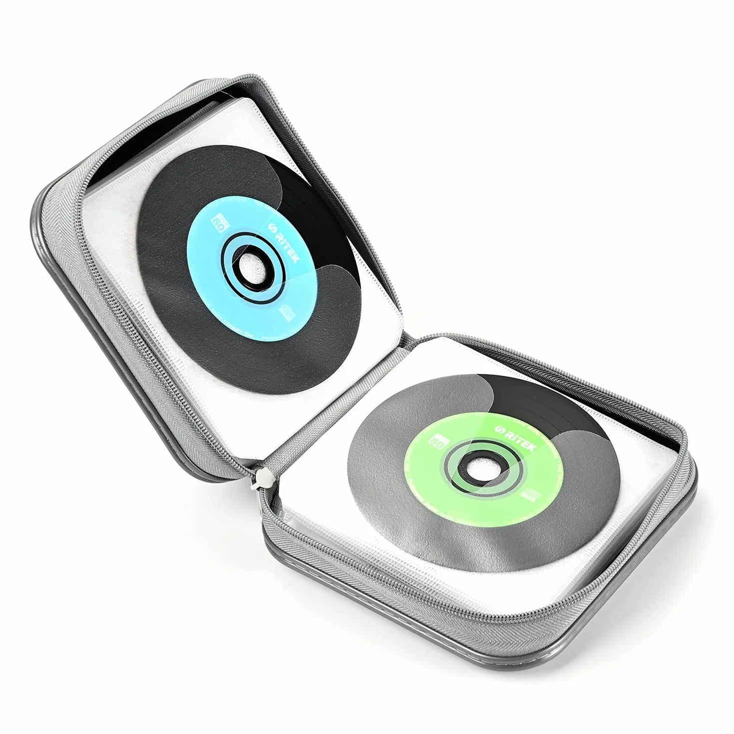 UENTIP étui DVD 48 capacité plastique rigide rangement CD noir
