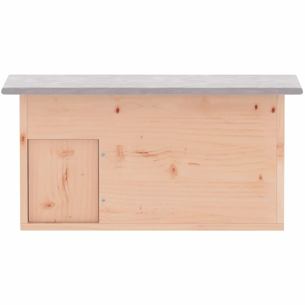 vidaXL Cabane pour Hérisson Bois de Sapin Jardin