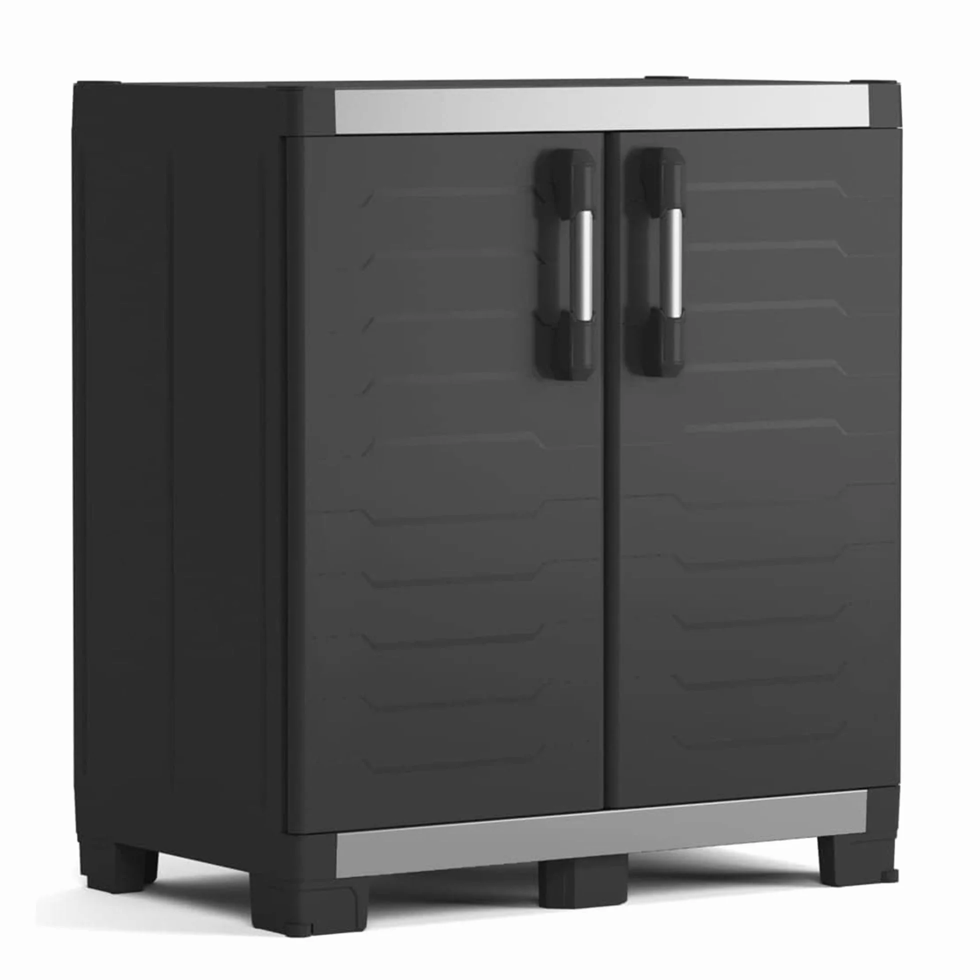 Keter Armoire Basse XL Garage Noir 89 x 54 x 99 cm Plastique