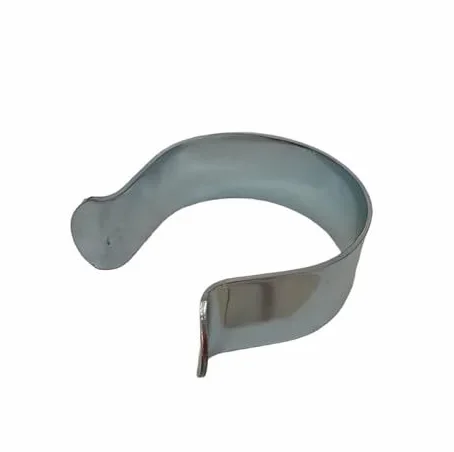 Clips de fixation ronds acier galvanisé Diamètre 50 x 20 Lot de 10