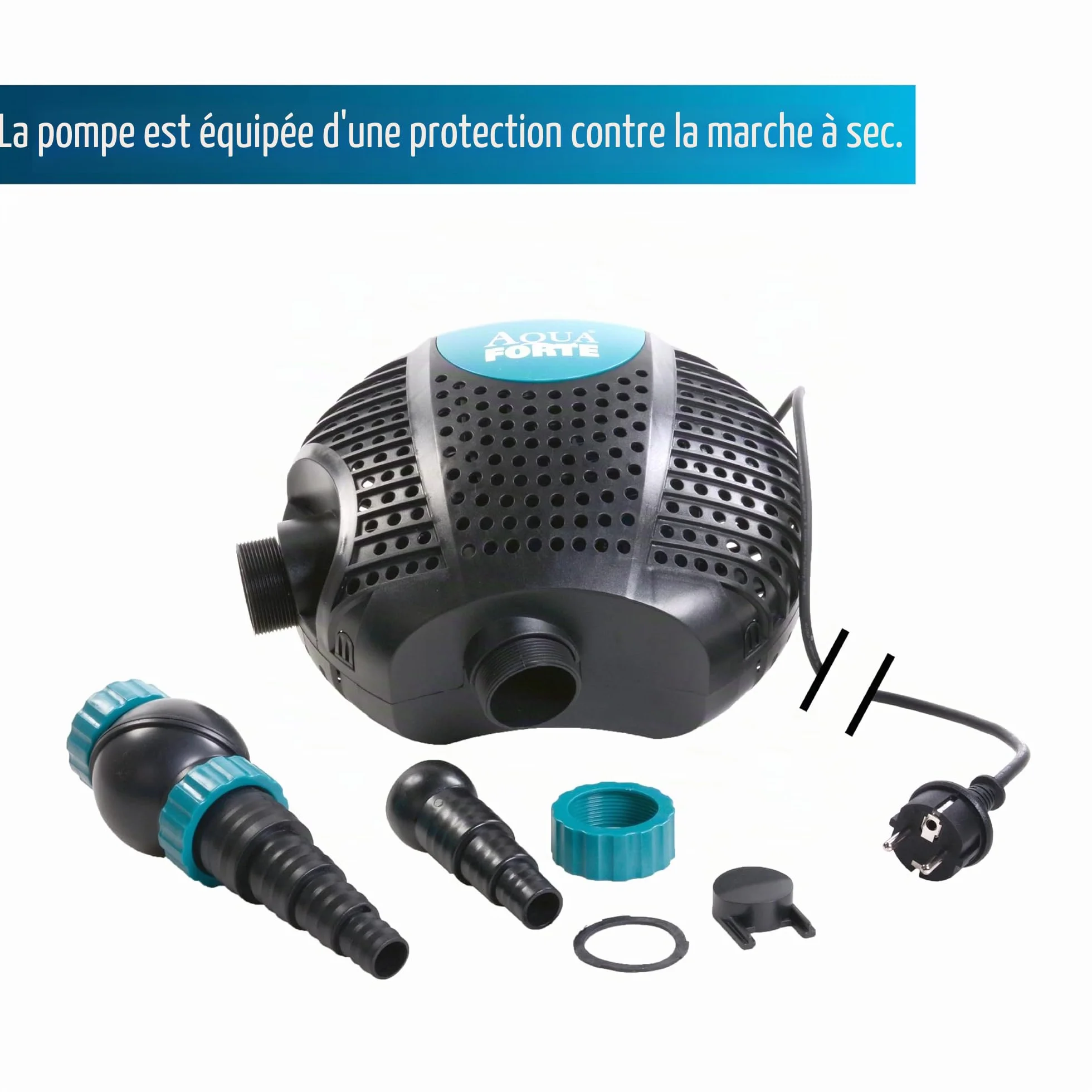Aquaforte O-20000 Plus Pompe 200W 19m³/h 7m 10m